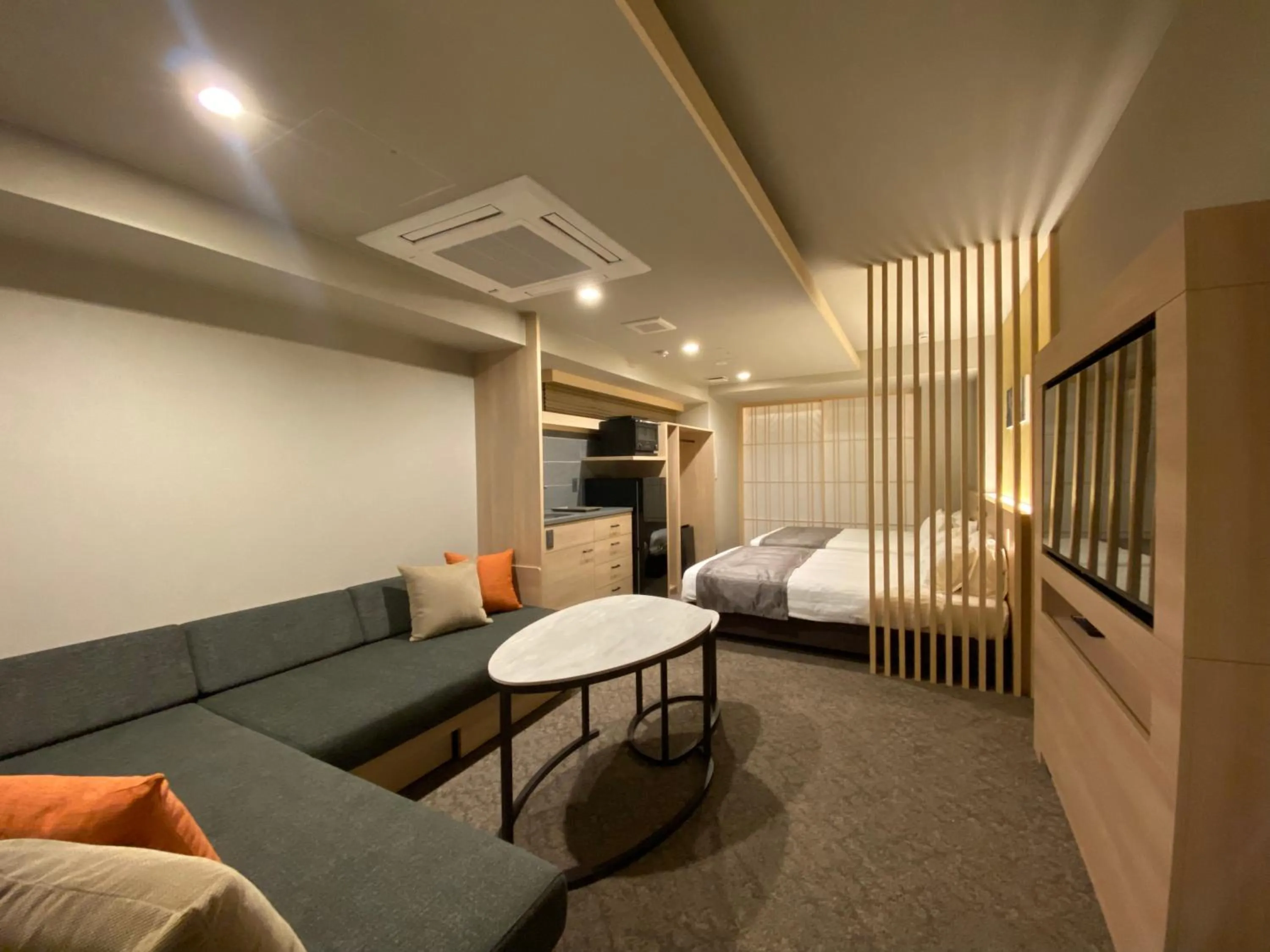 Bed in Premium Apart MONday KYOTO GOJO