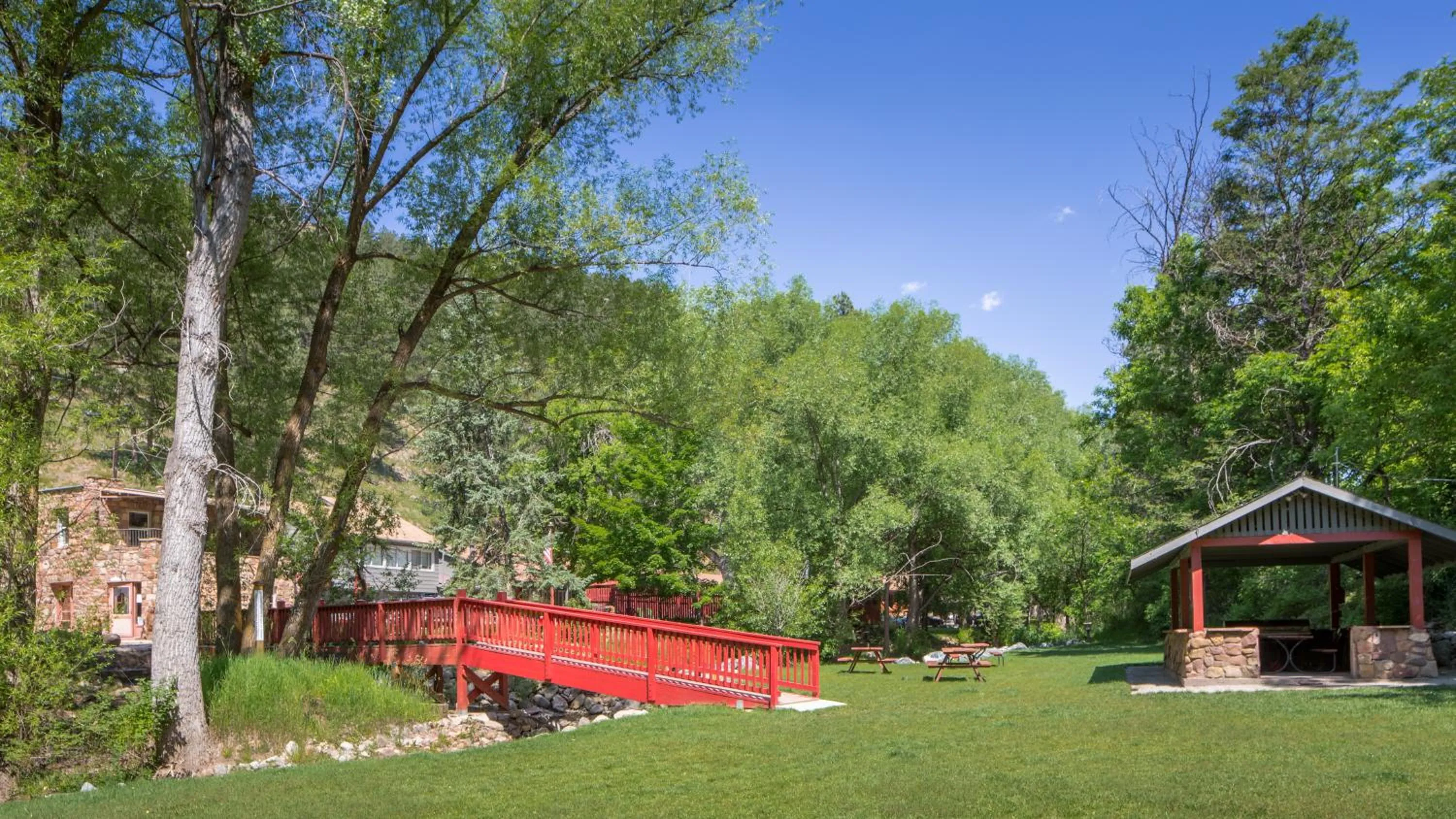 Patio in A-Lodge Boulder