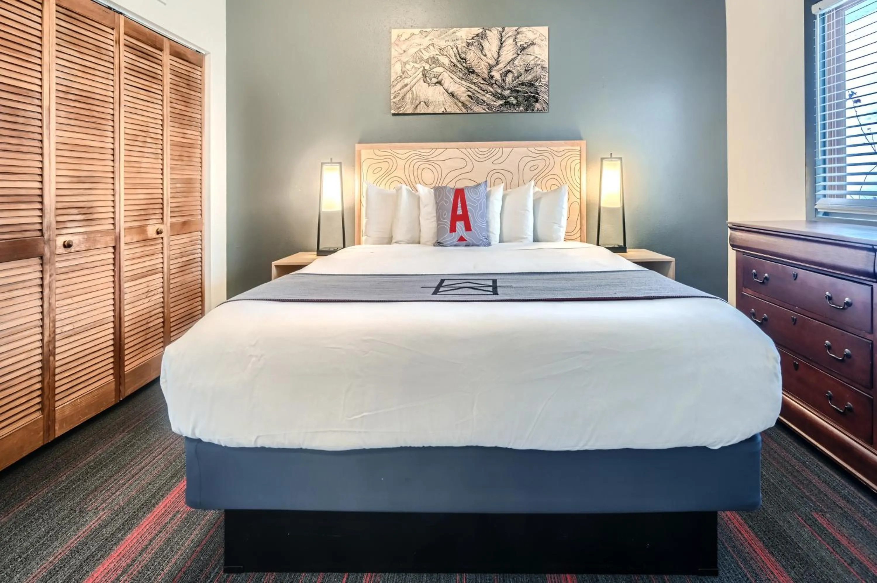 Bedroom, Bed in A-Lodge Boulder