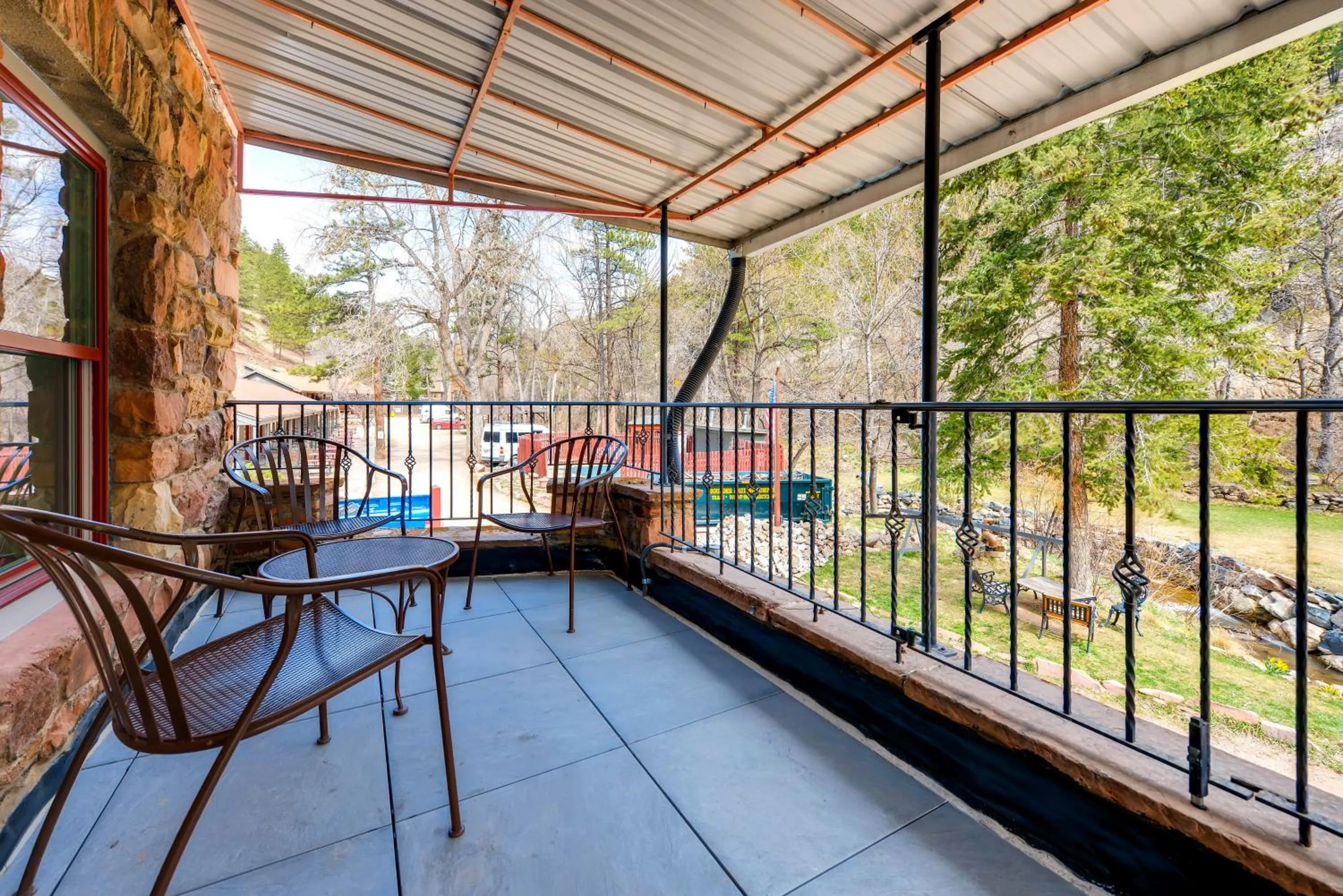 Patio in A-Lodge Boulder