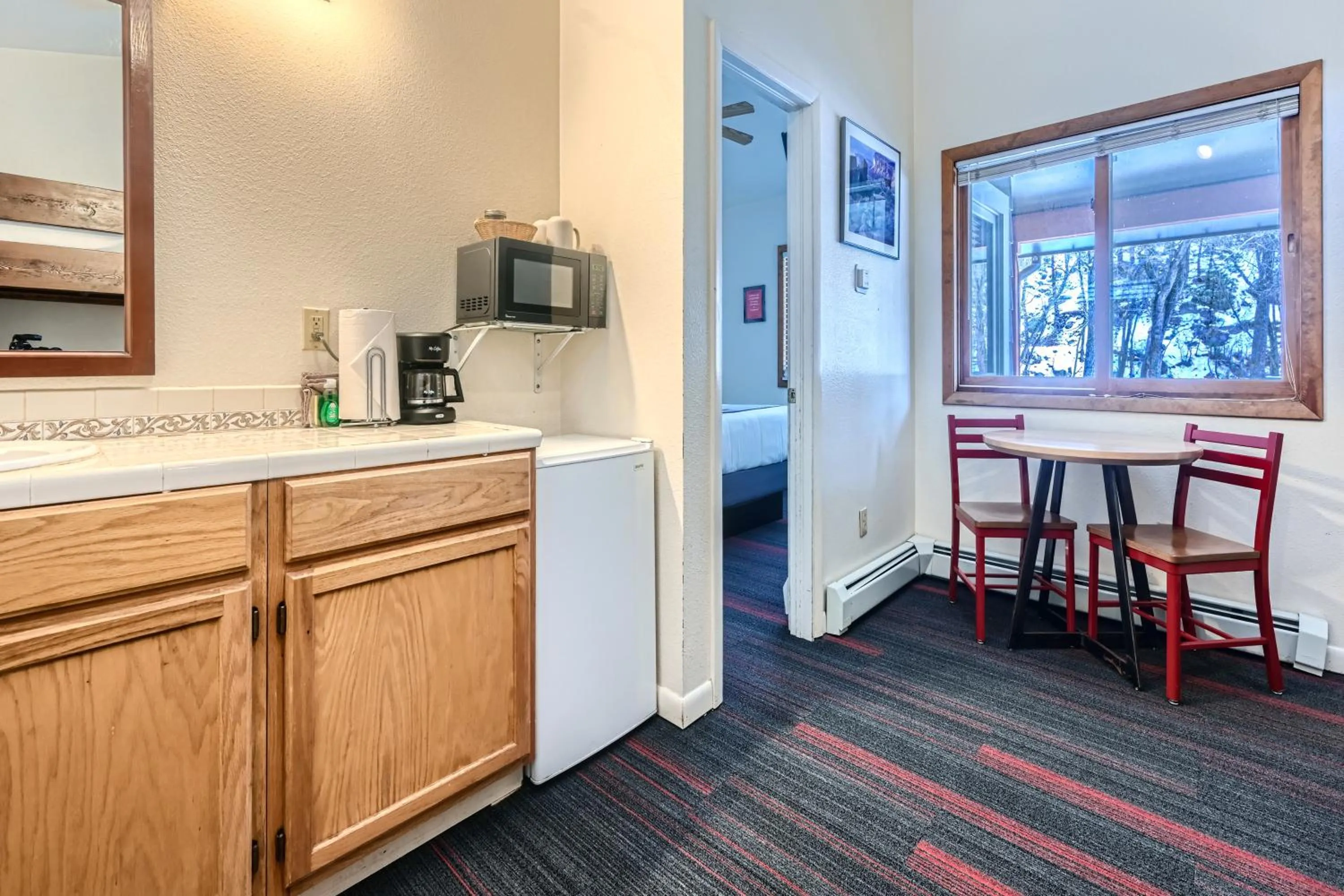 Kitchen or kitchenette in A-Lodge Boulder