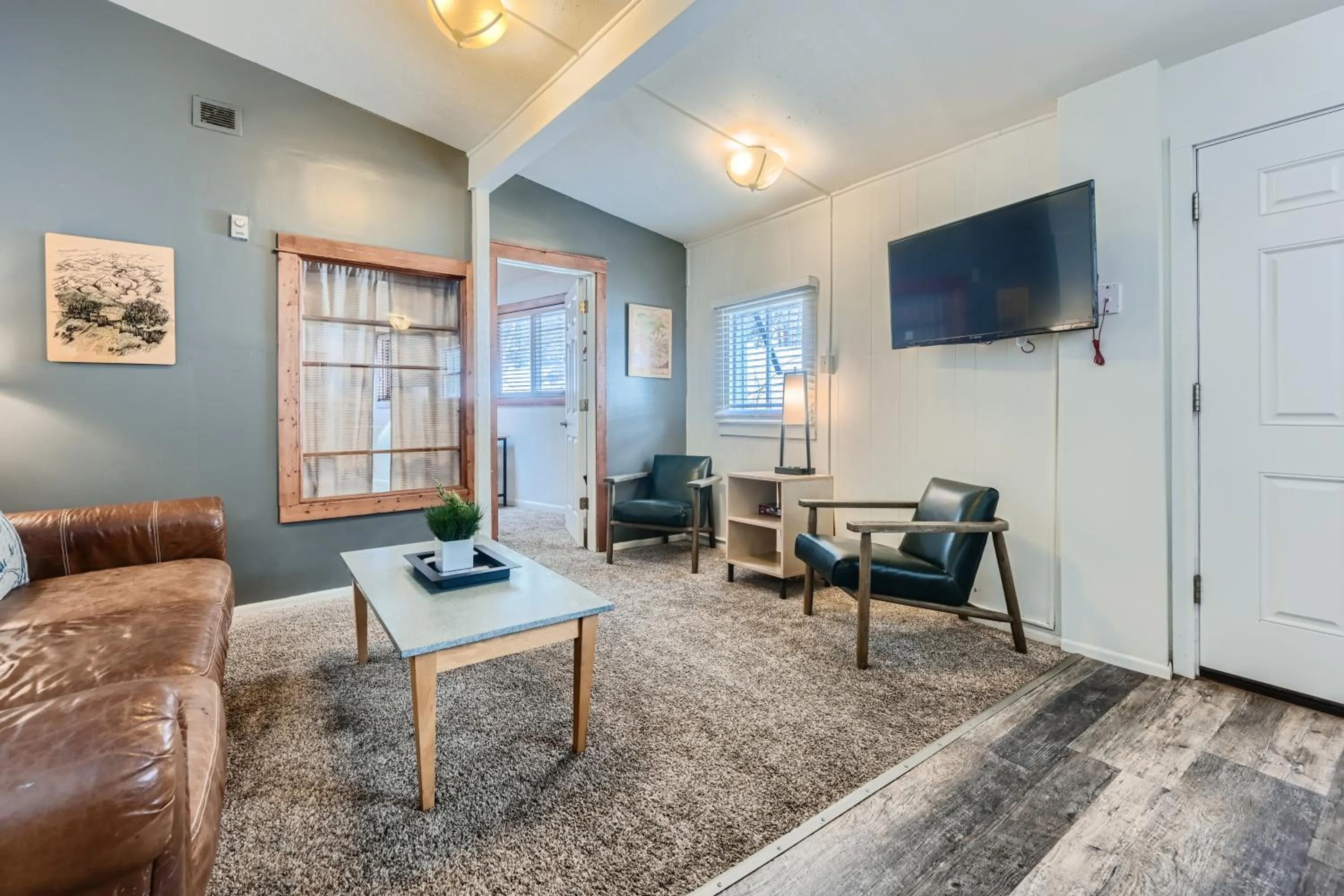 Seating area in A-Lodge Boulder