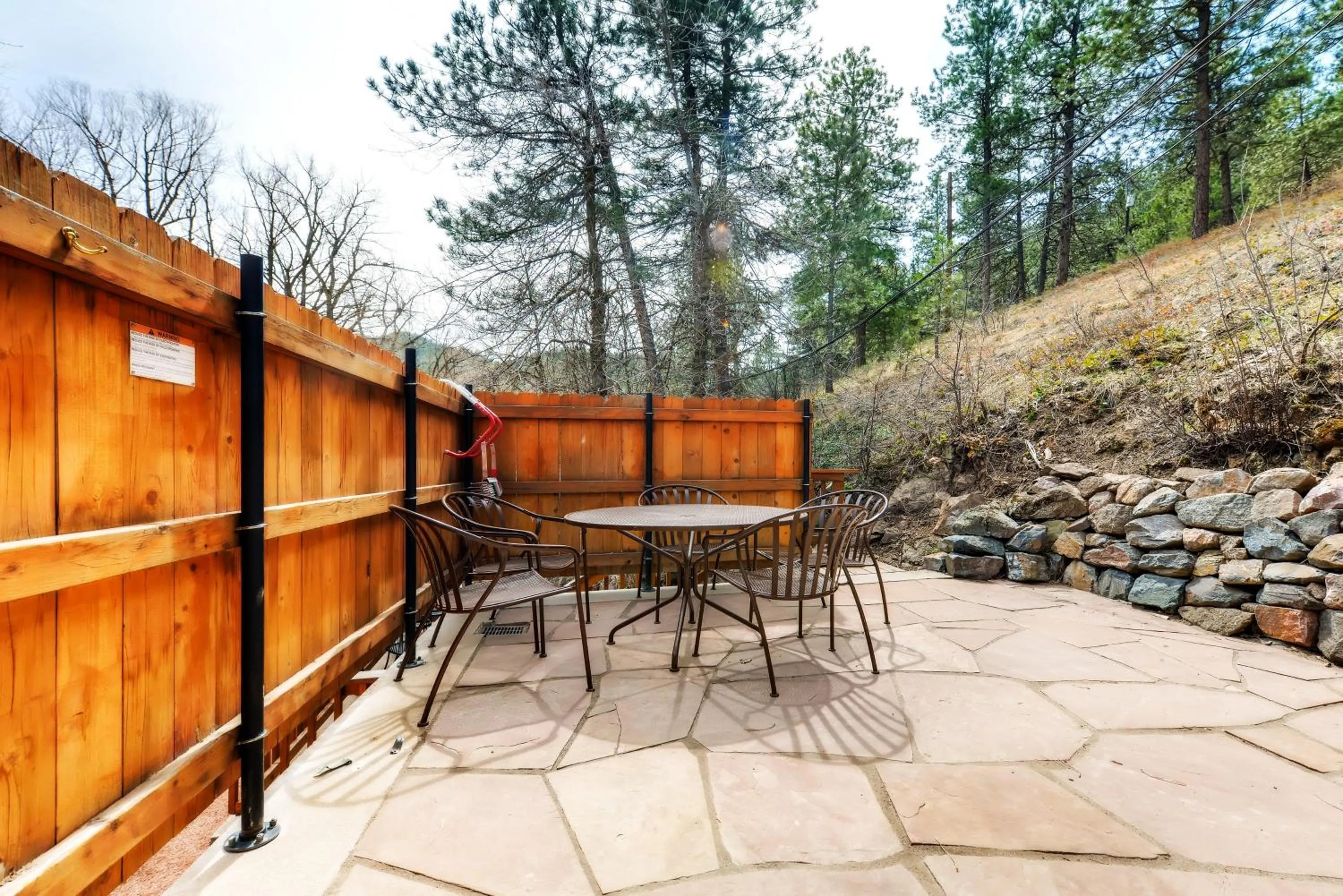 Patio in A-Lodge Boulder