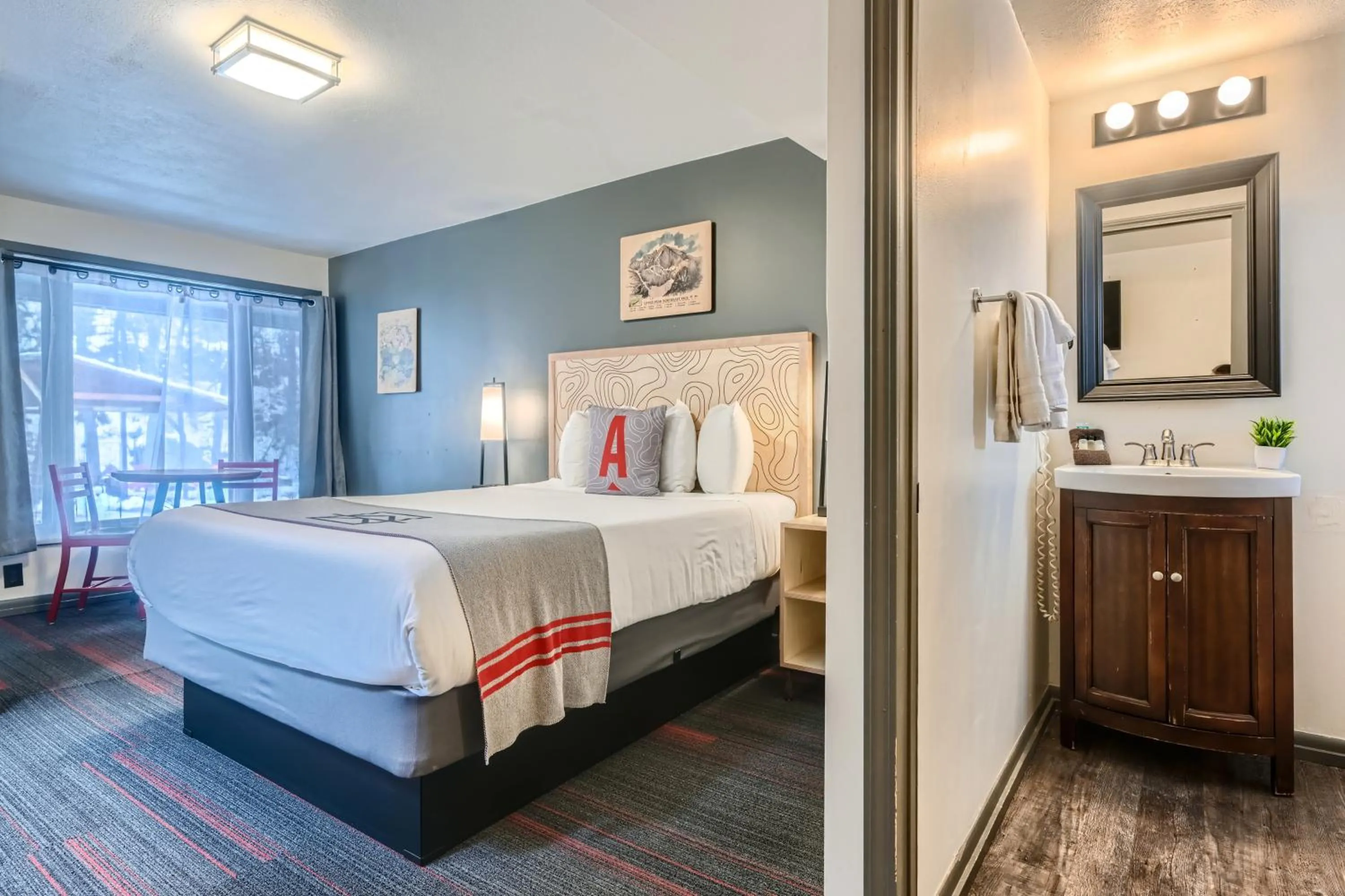 Bedroom, Bed in A-Lodge Boulder