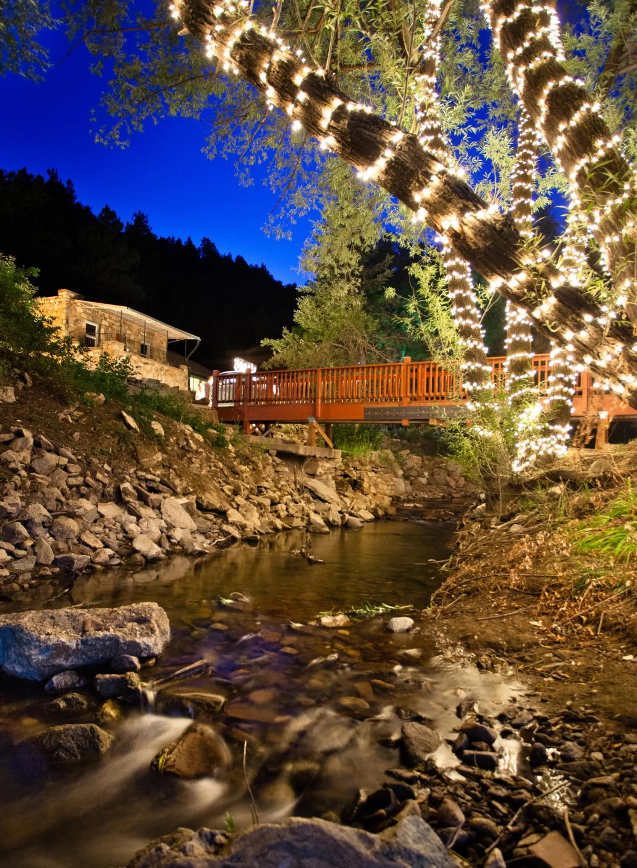 Landmark view in A-Lodge Boulder