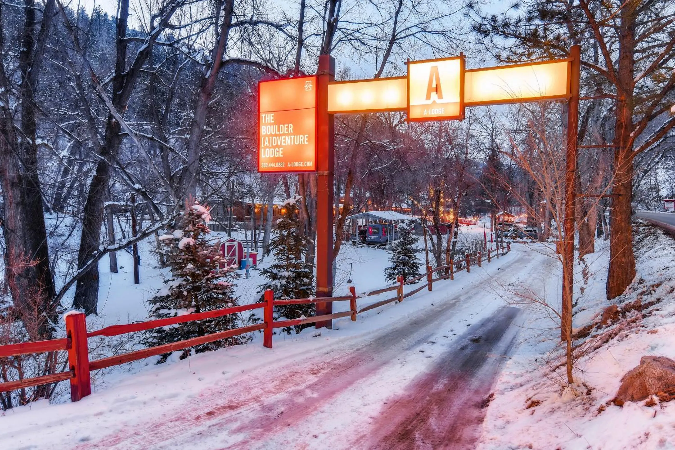 Natural landscape in A-Lodge Boulder