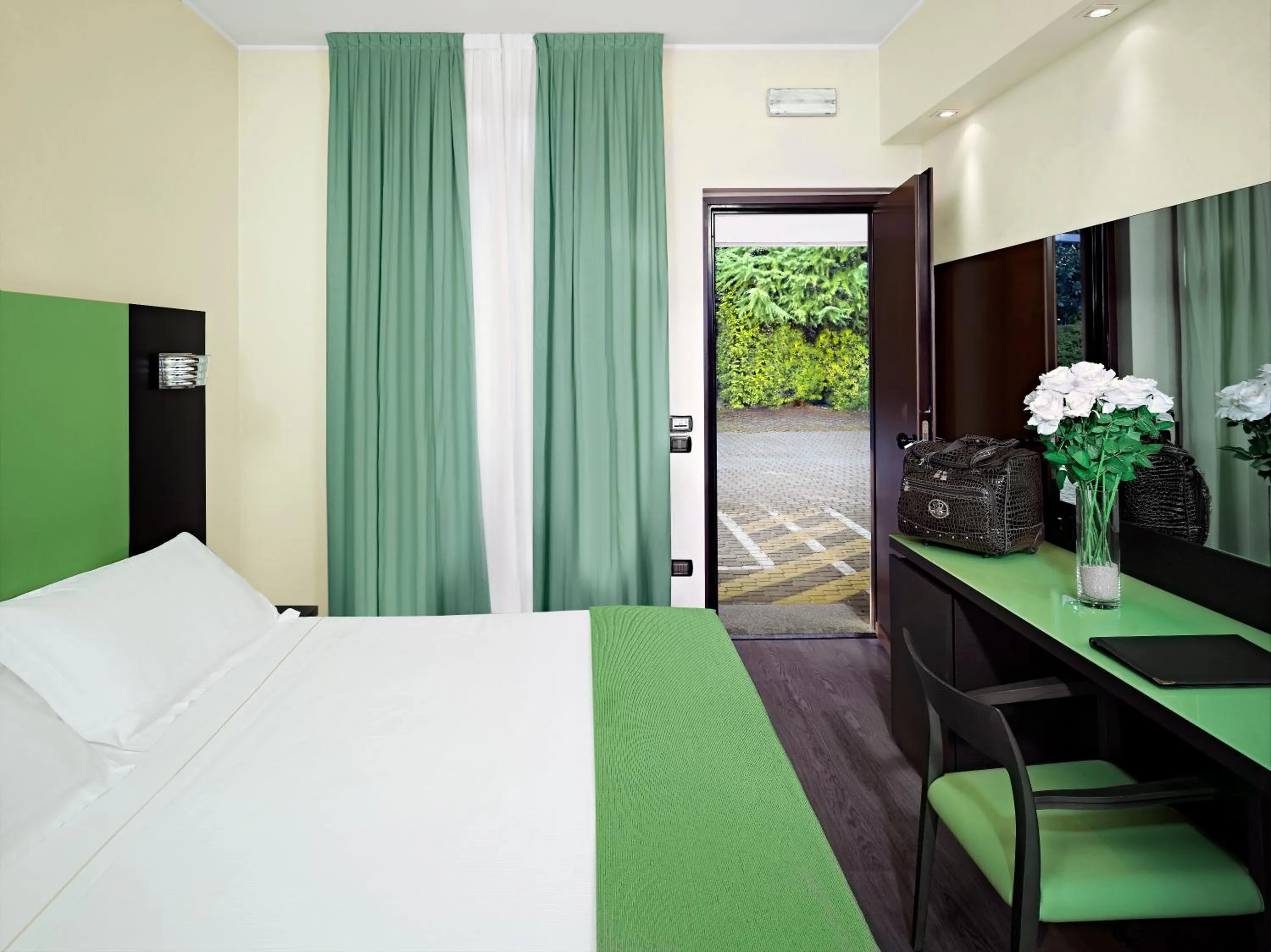 Bed in Blue Relais Maggiore