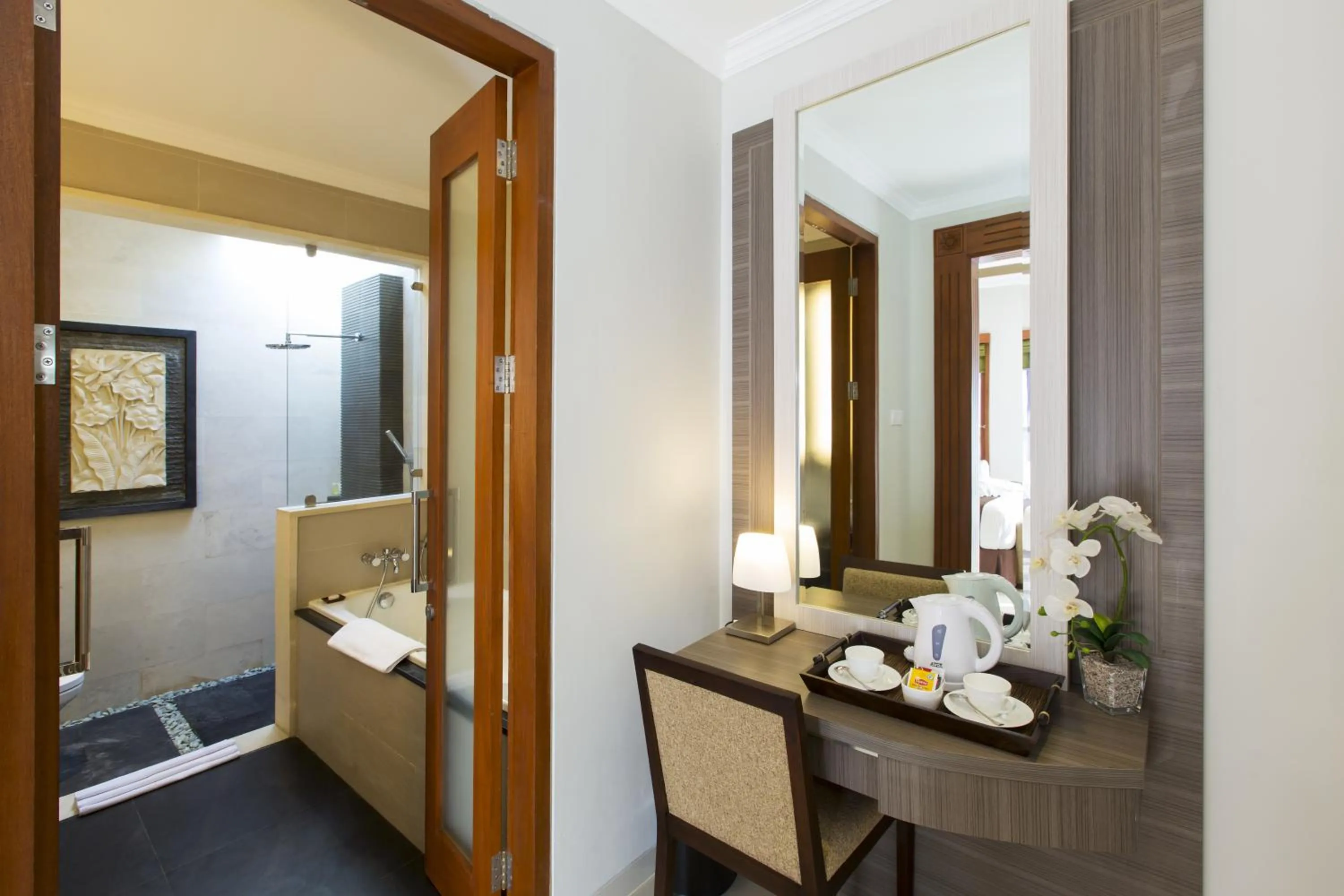 Bathroom in The Banyumas Suite Villa Legian