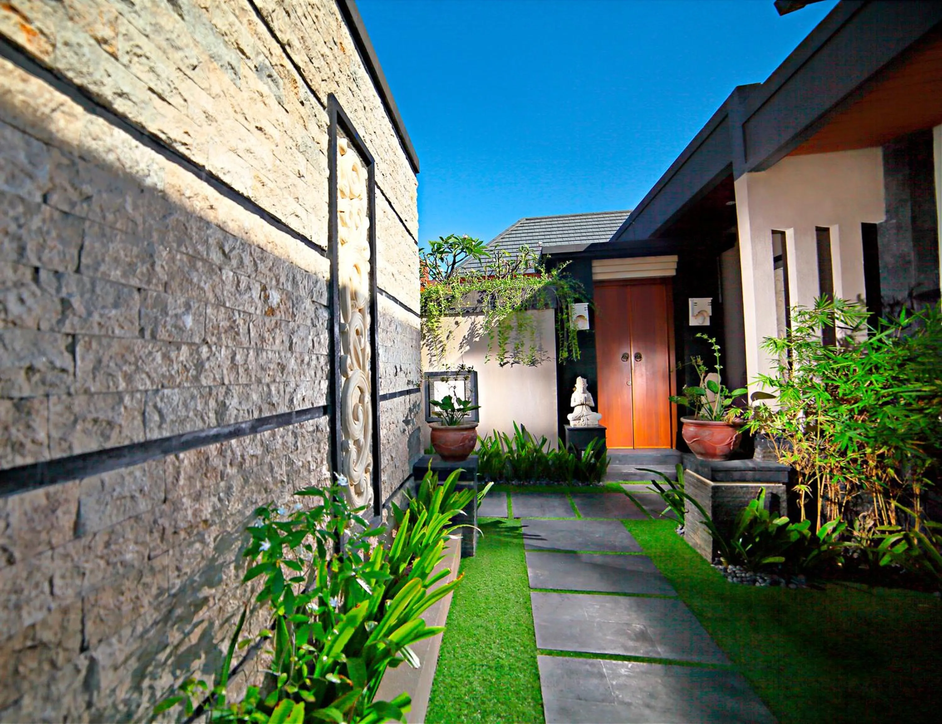 Natural landscape in The Banyumas Suite Villa Legian