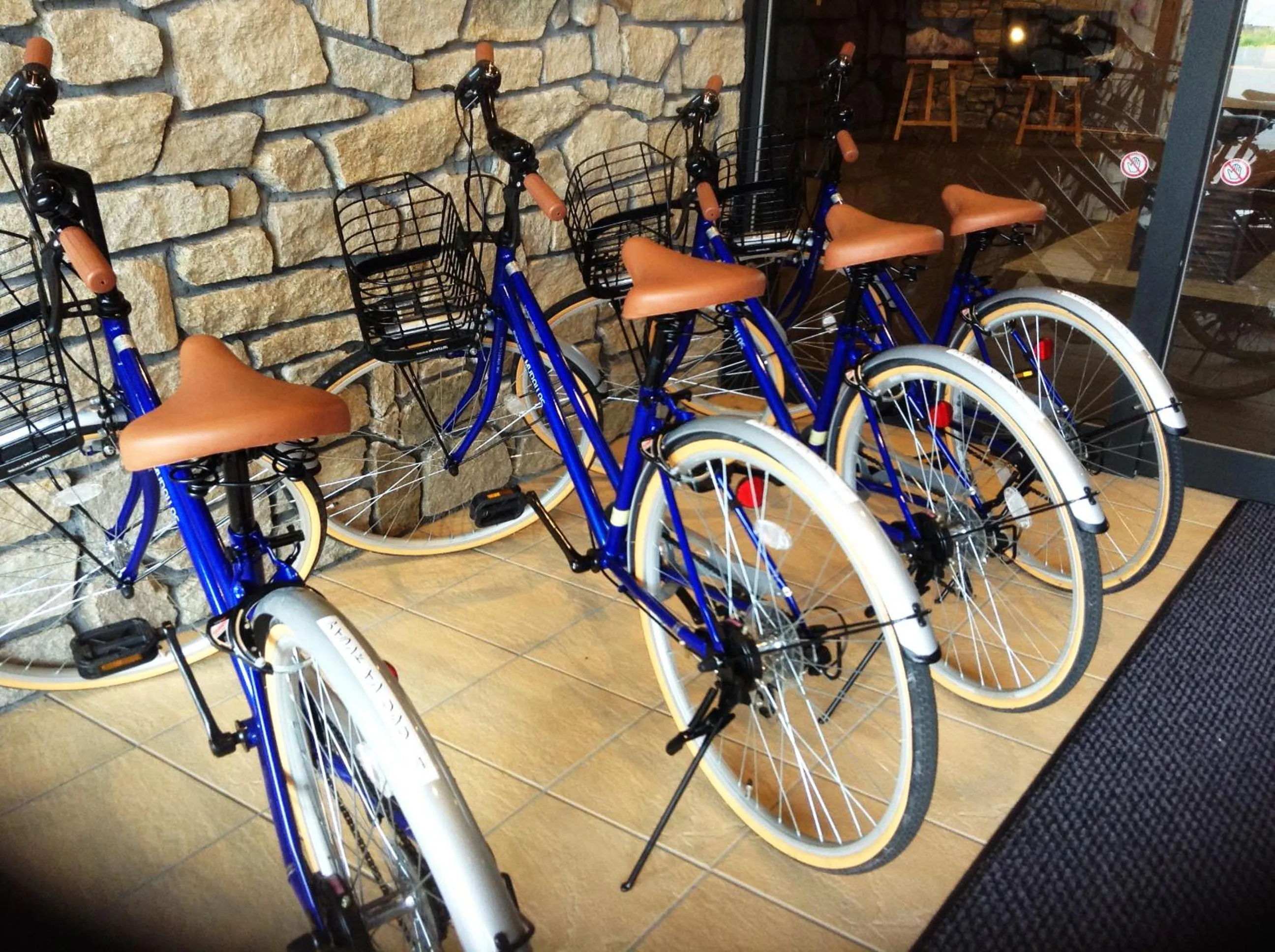 Cycling in Island Inn Rishiri