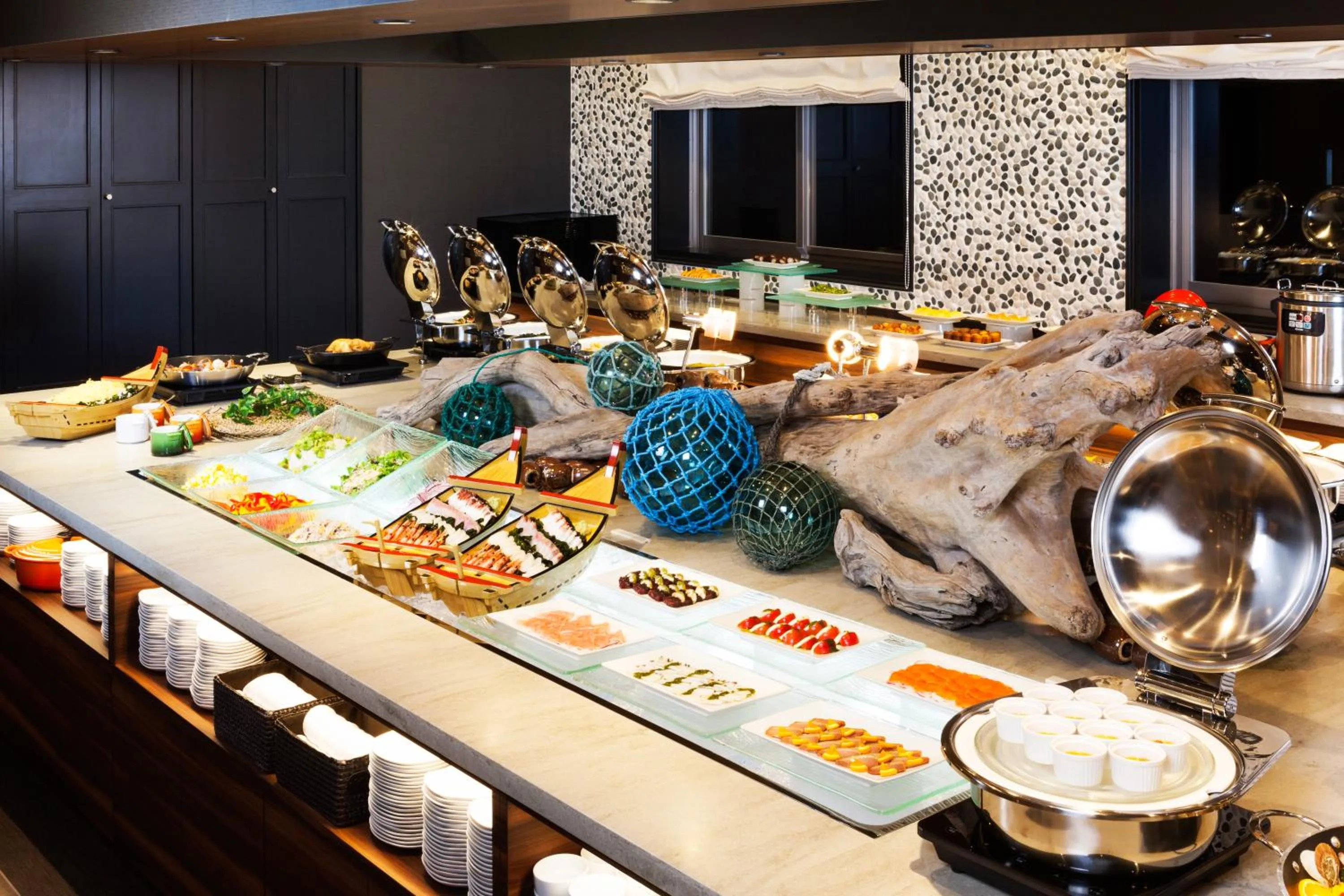 Dinner in Island Inn Rishiri