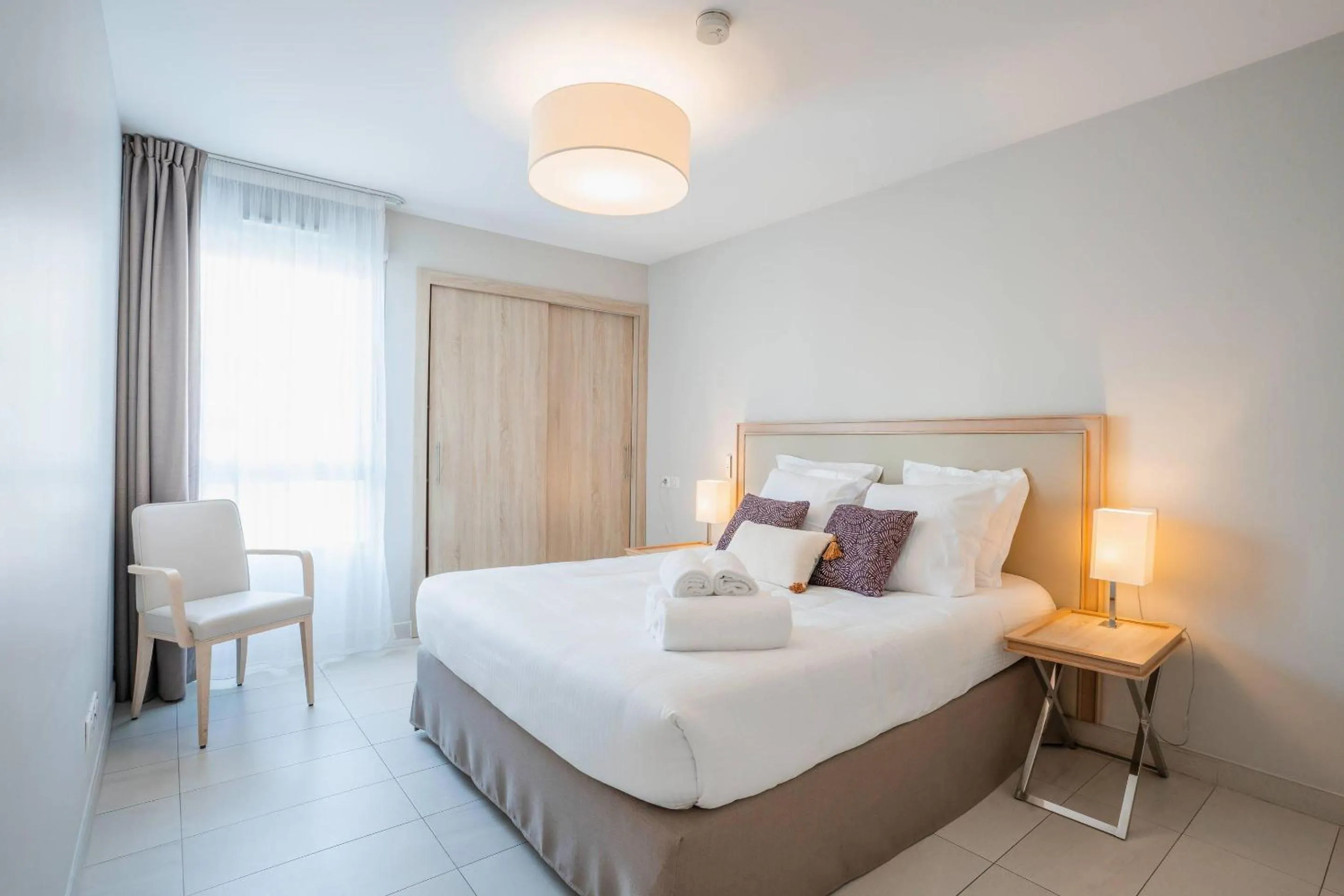 Bedroom, Bed in Quality Aparthotel Nice