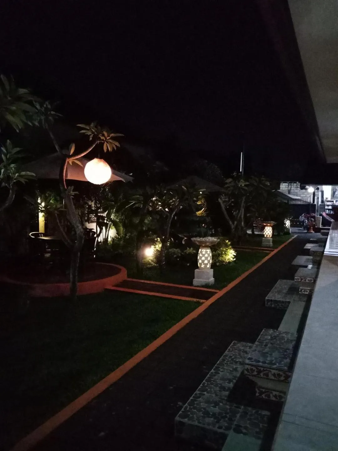 Garden view in Frangipani Homestay