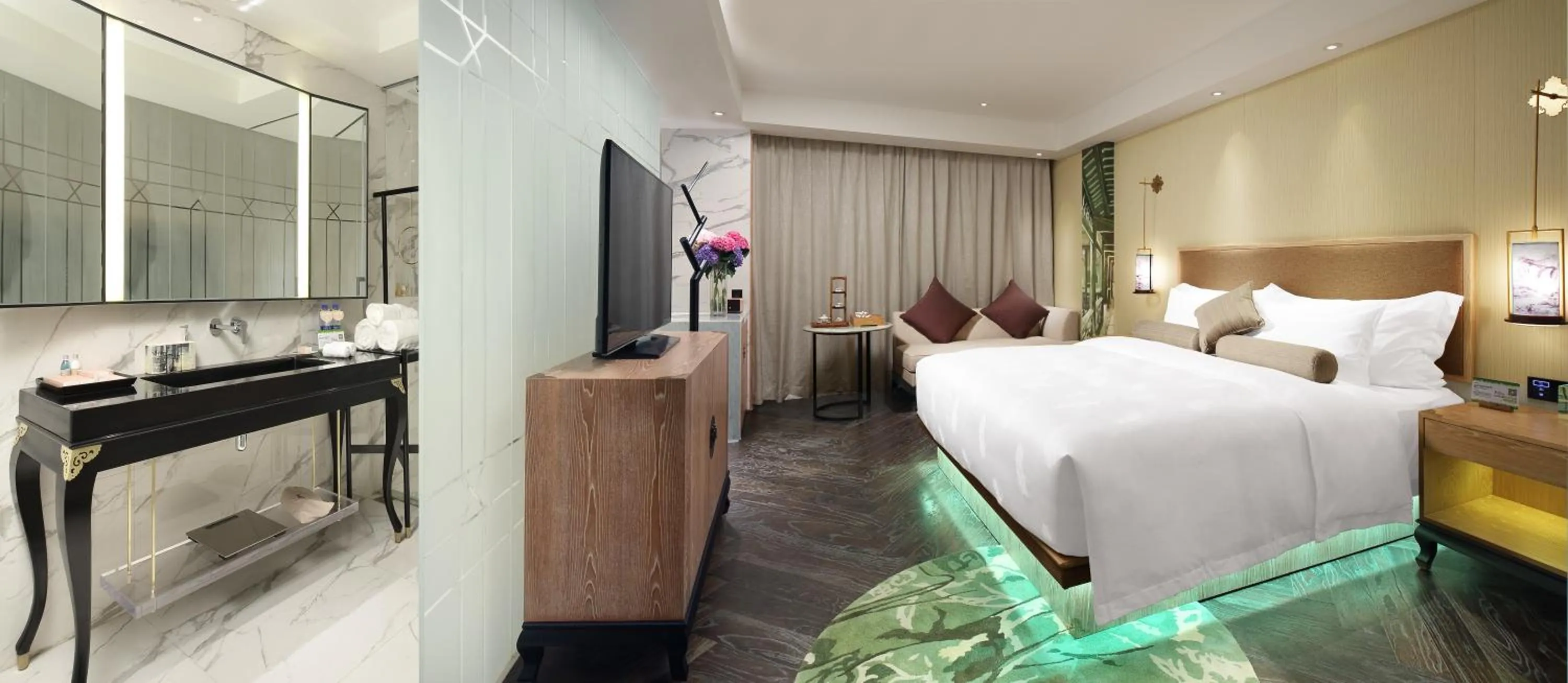 bunk bed, Bed in 广州岭南五号酒店 LN Hotel Five