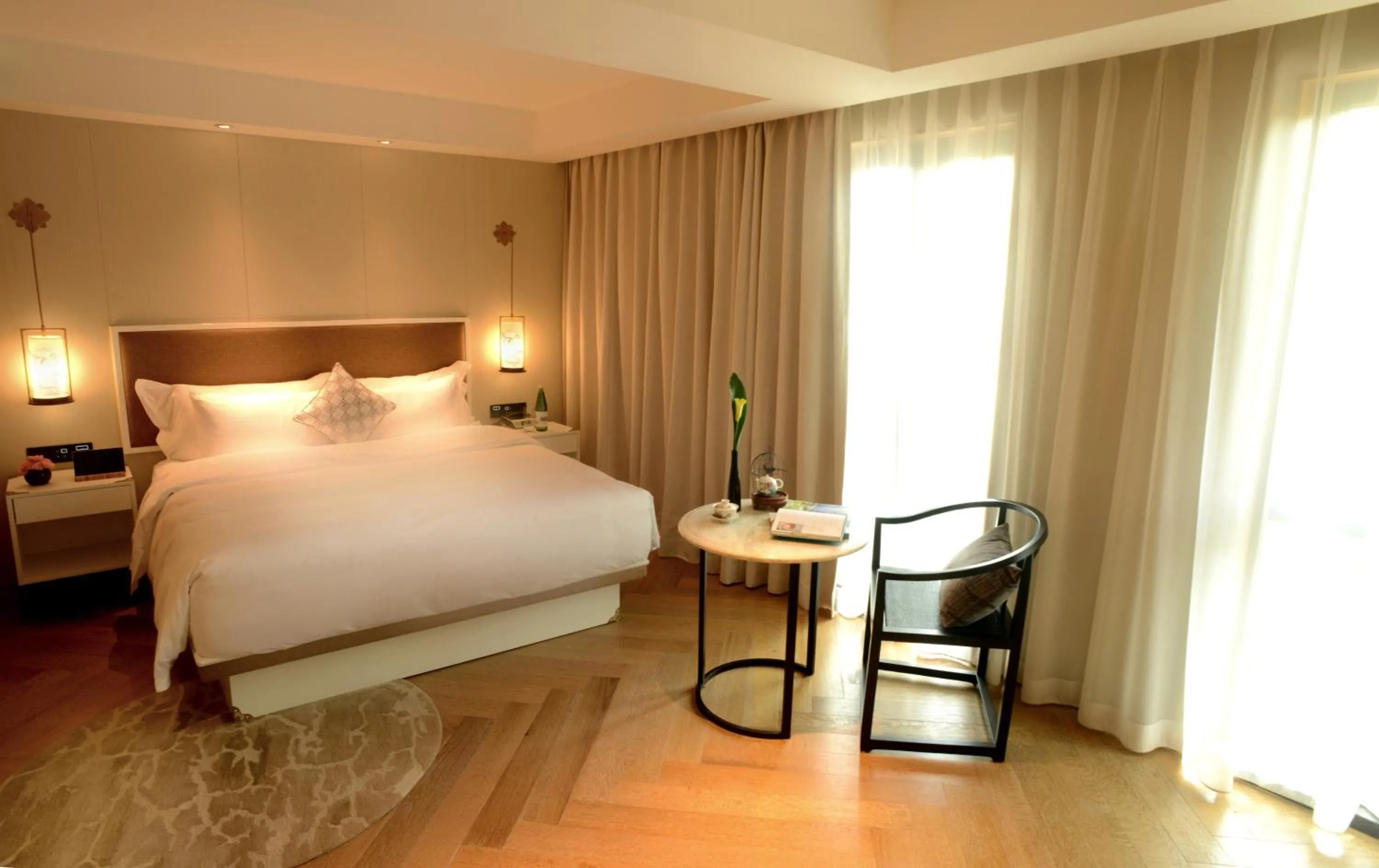 Bedroom, Bed in 广州岭南五号酒店 LN Hotel Five