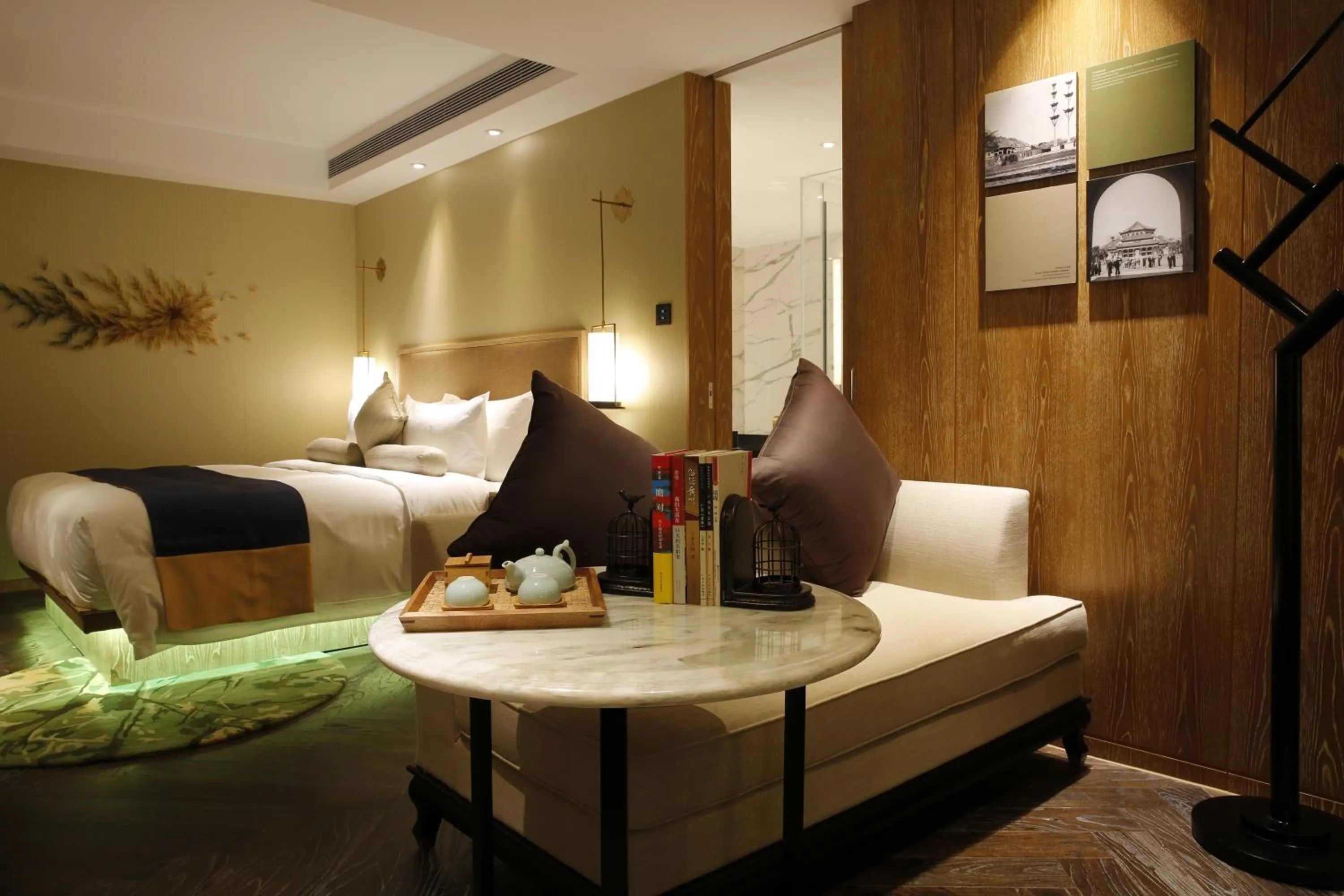Bed in 广州岭南五号酒店 LN Hotel Five