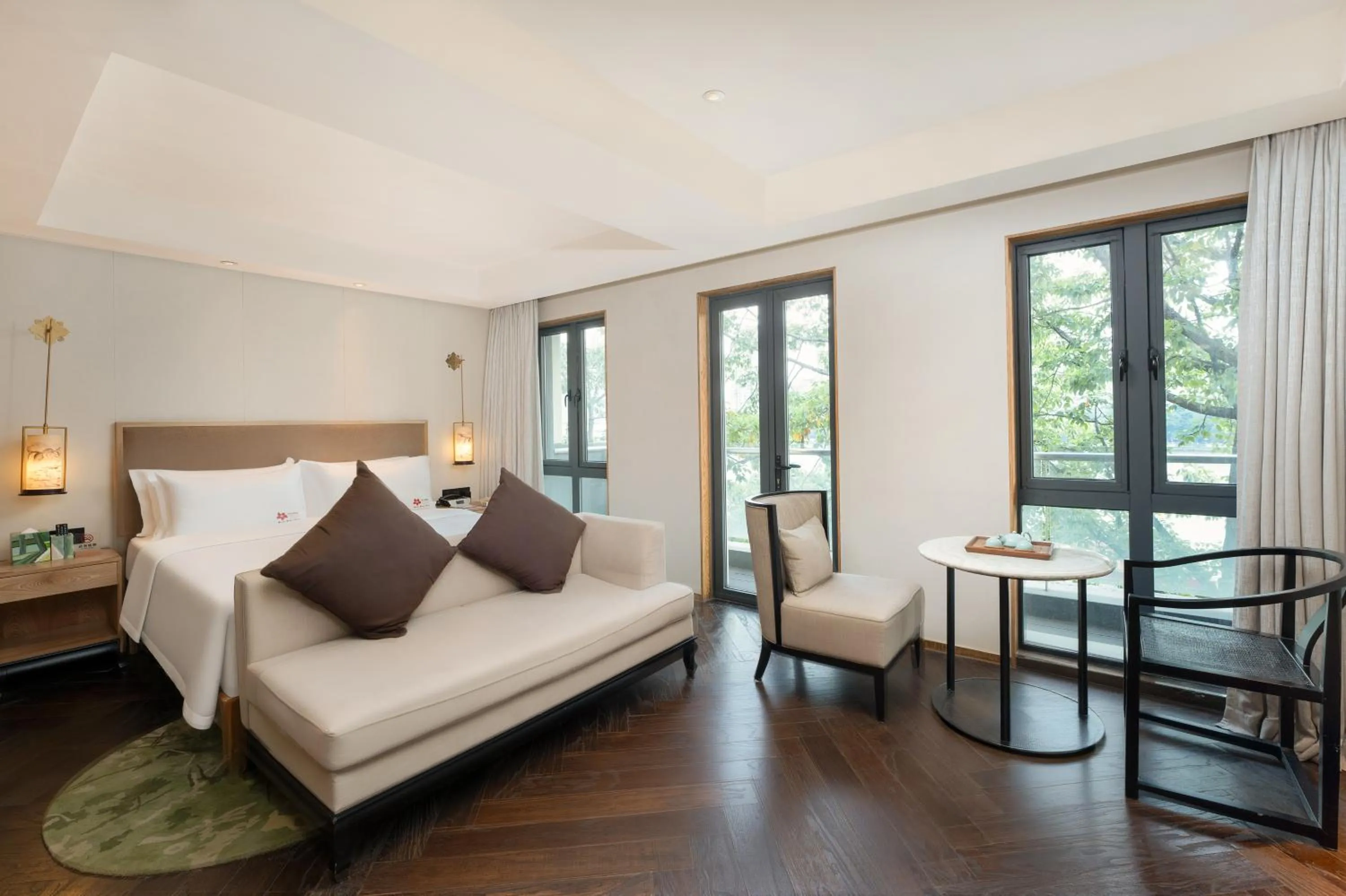 Bed in 广州岭南五号酒店 LN Hotel Five