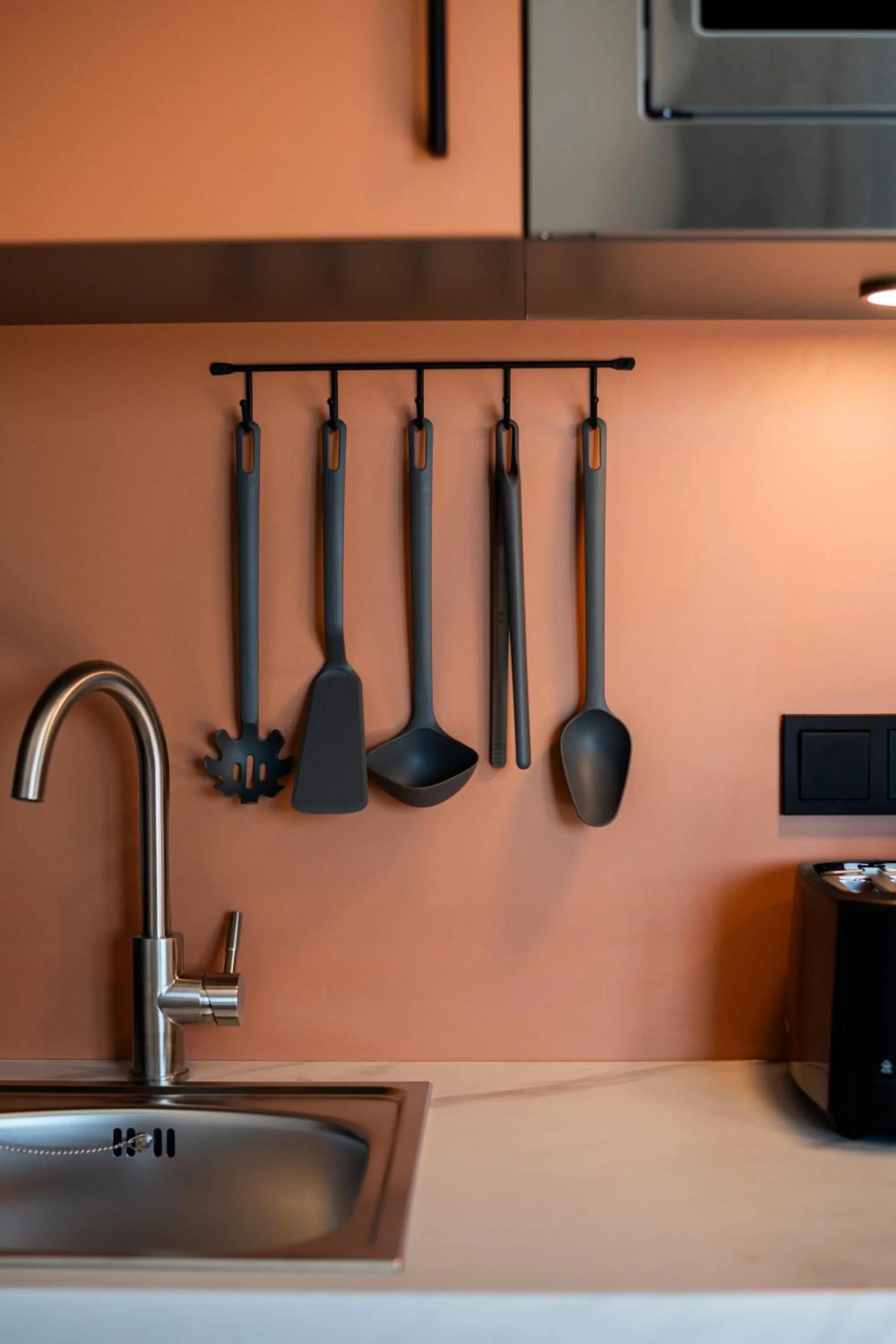 Kitchen or kitchenette in Homaris Apartments Winterhude