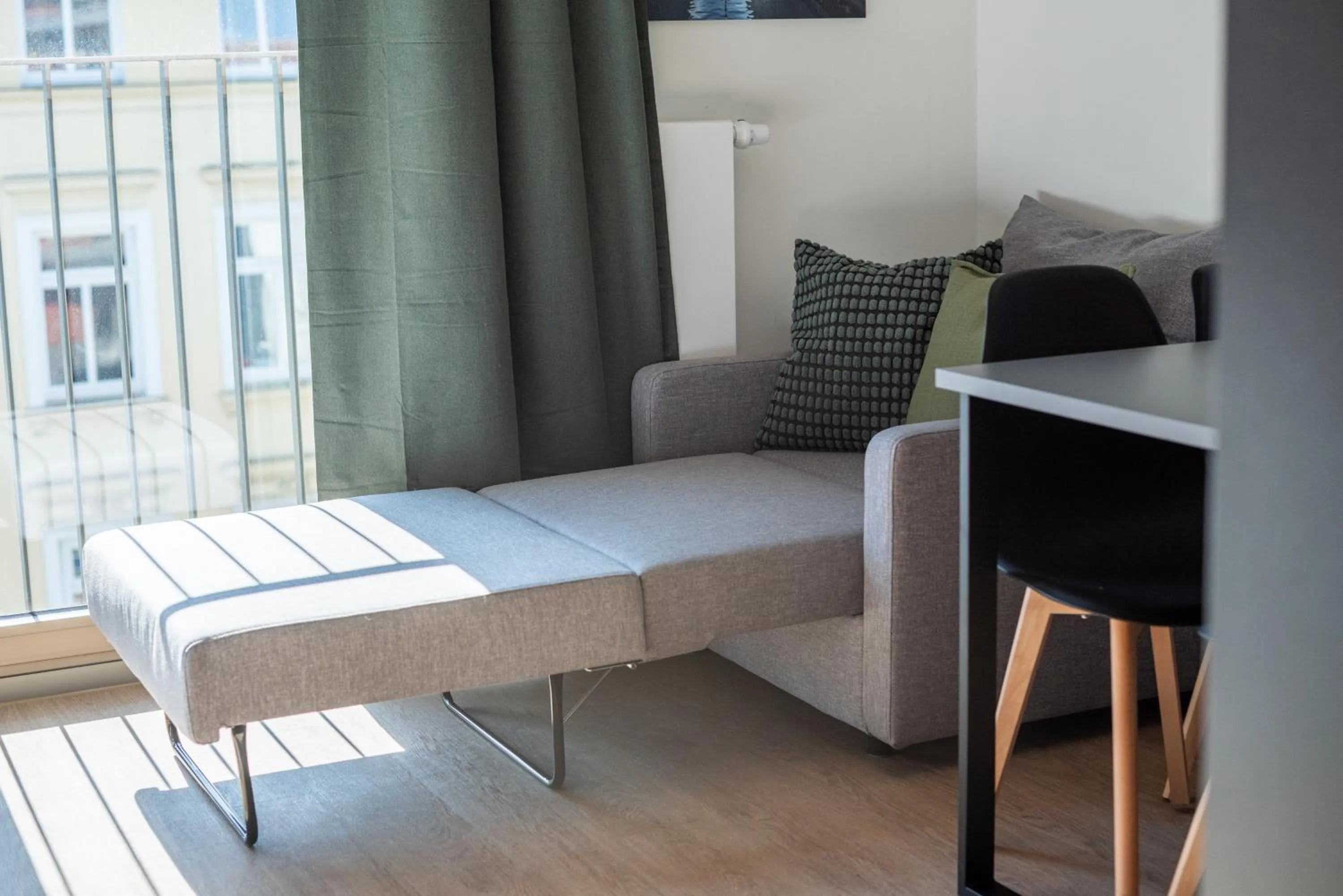 Bed in Homaris Apartments Winterhude