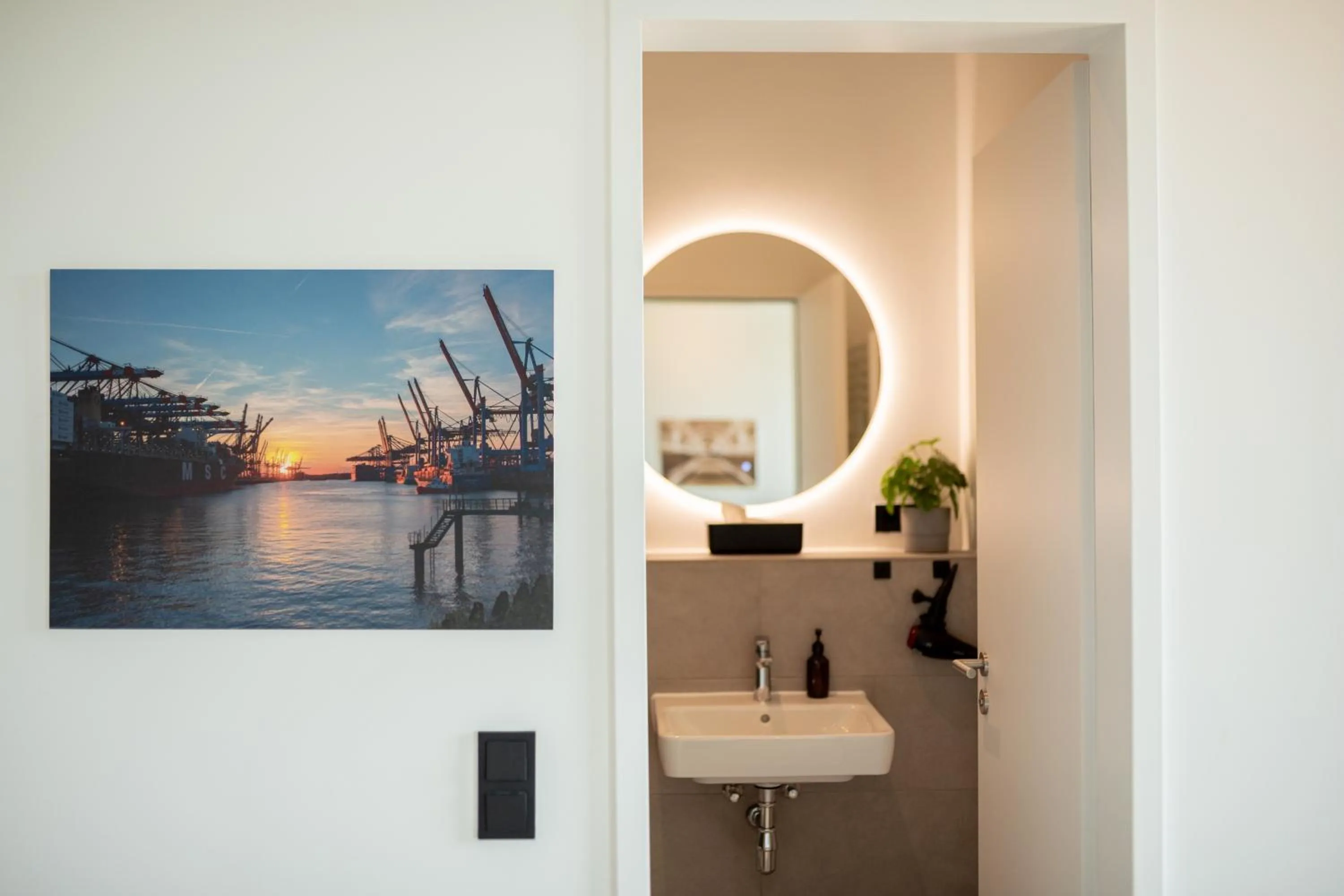 Bathroom in Homaris Apartments Winterhude