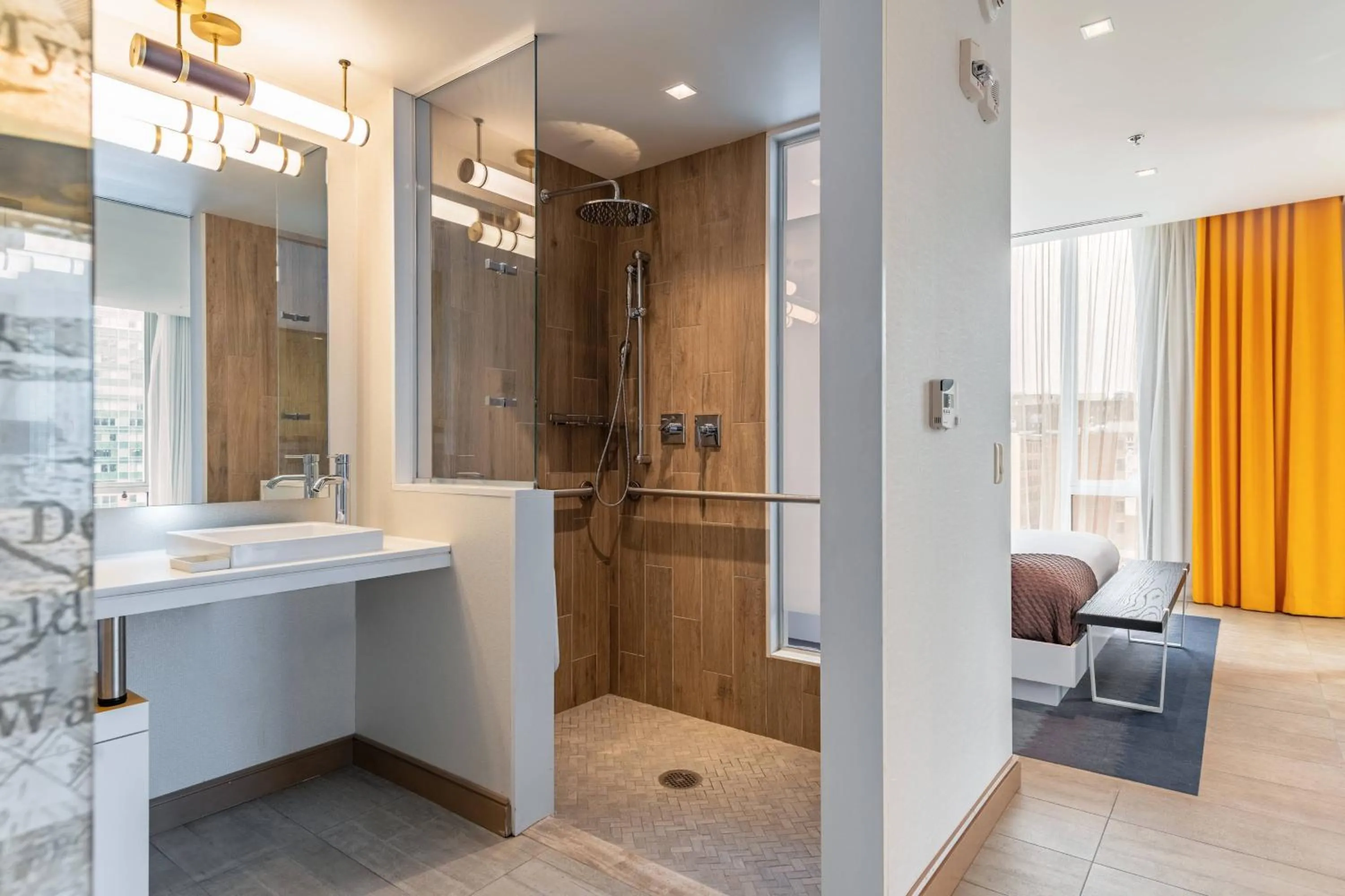 Bathroom in The Envoy Hotel, Autograph Collection