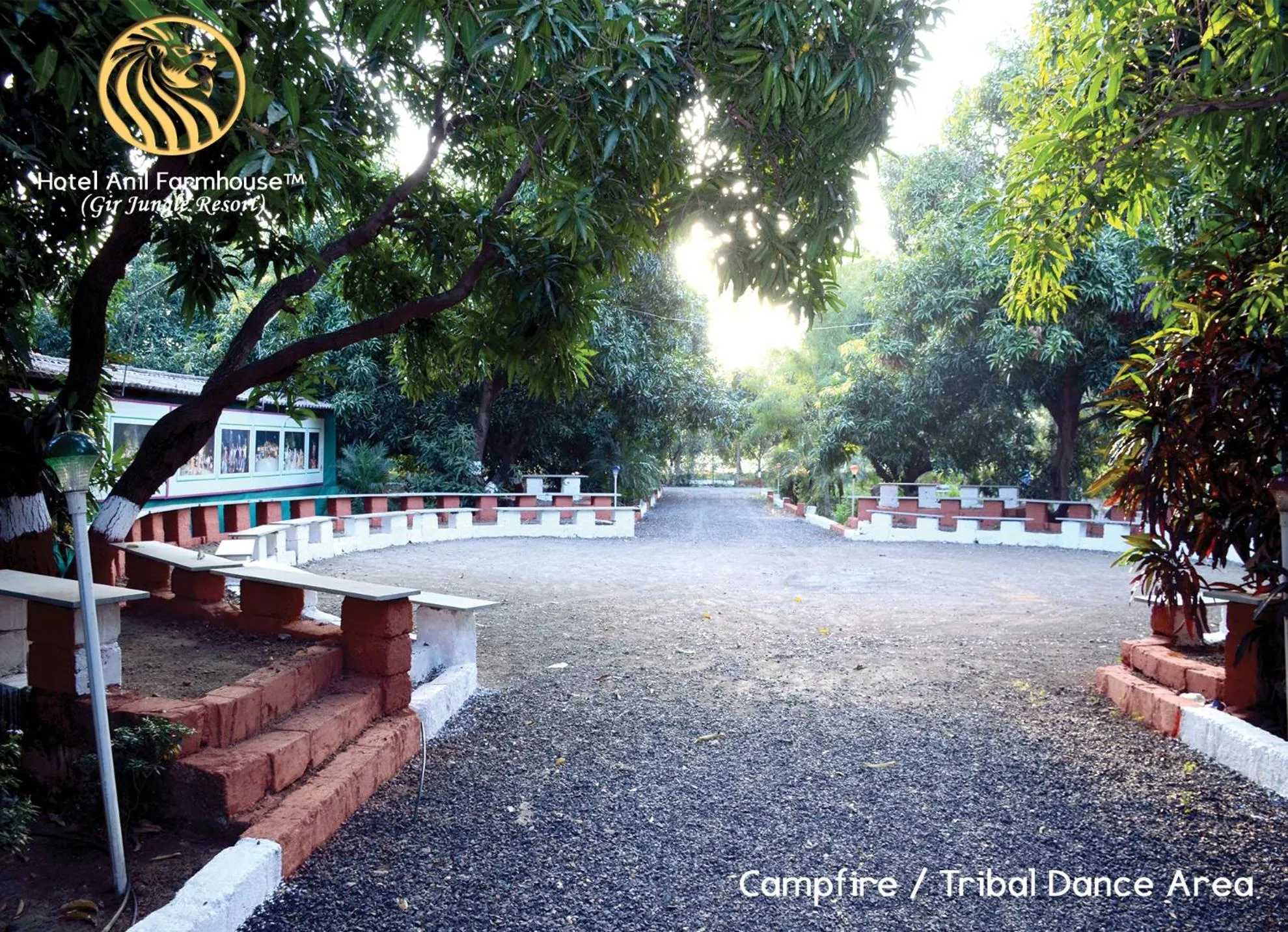 Children play ground in Anil Farms Gir Jungle Resort
