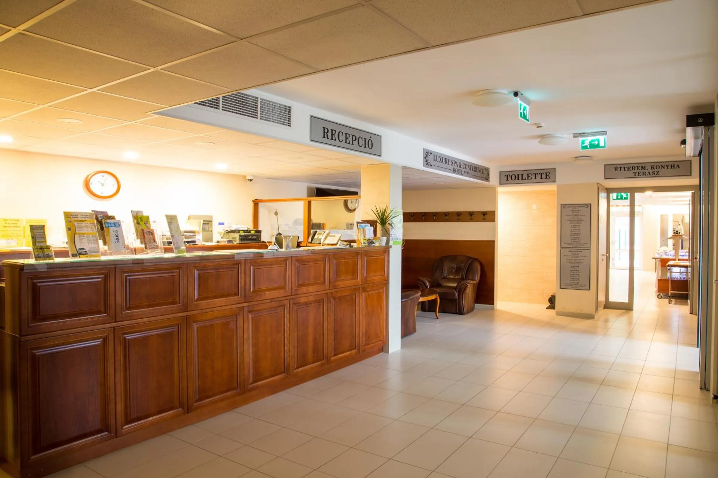 Lobby or reception in Luxury Hotel Siófok