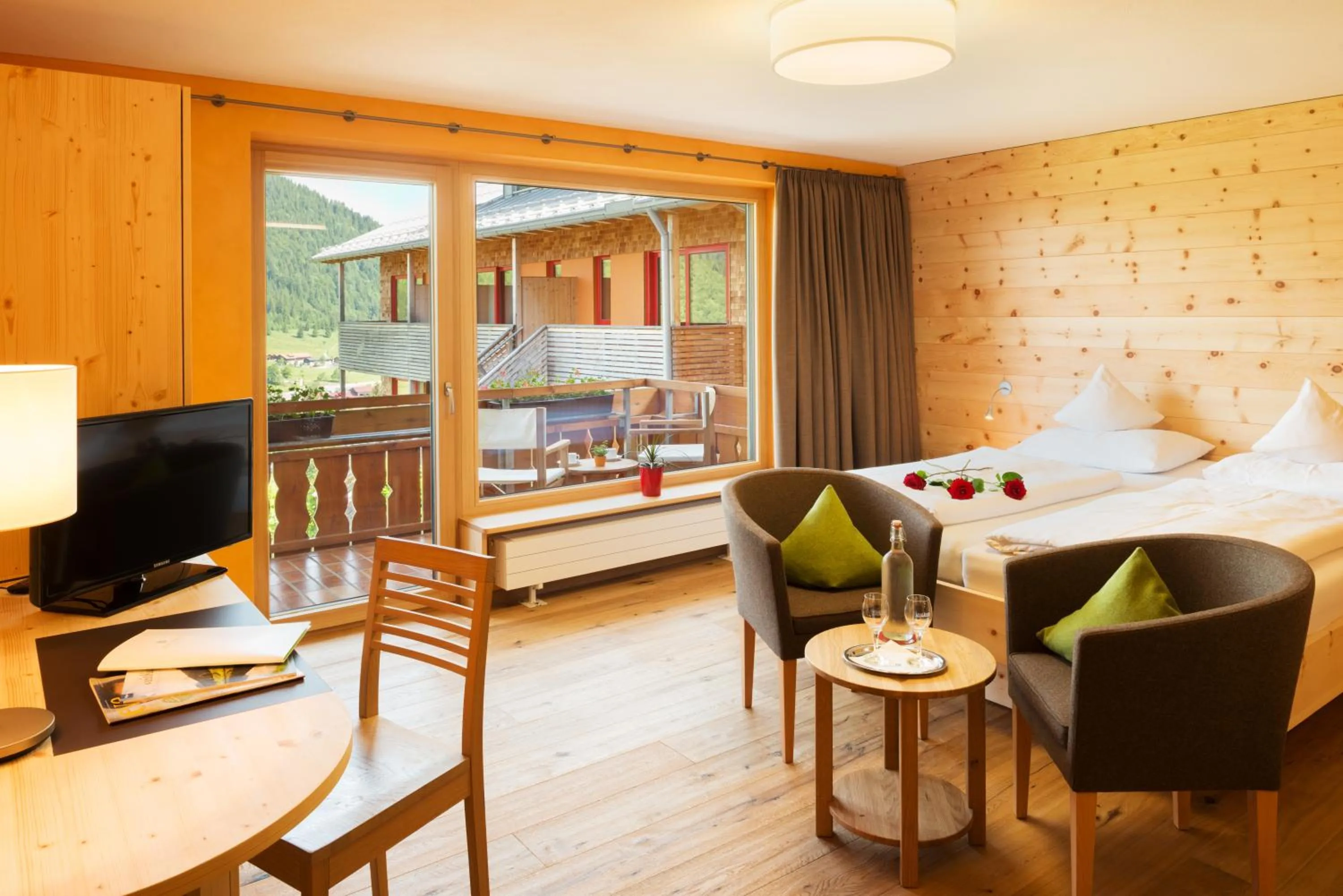 Decorative detail in Biohotel Mattlihüs