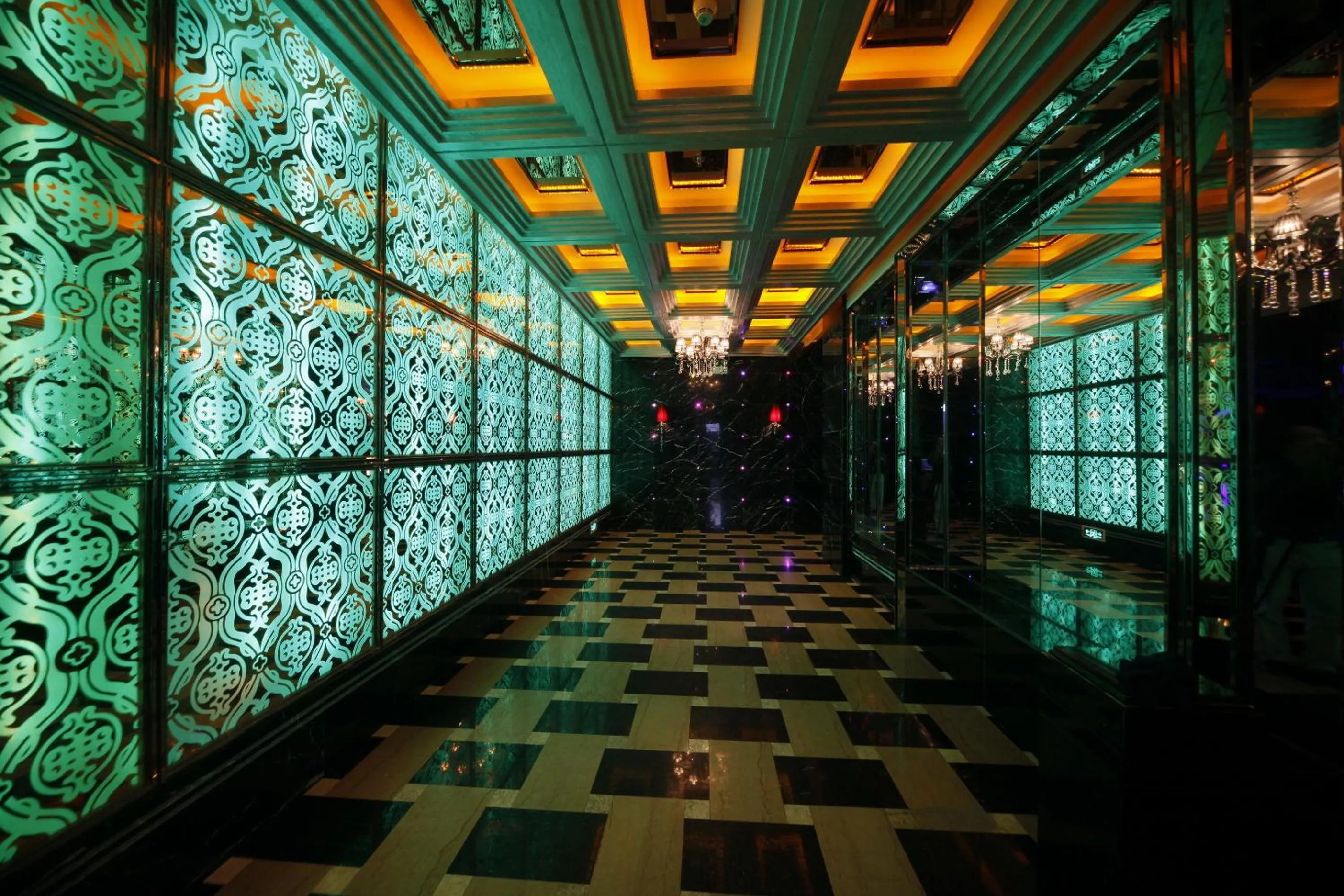 Decorative detail in Foshan Royal Prince Hotel