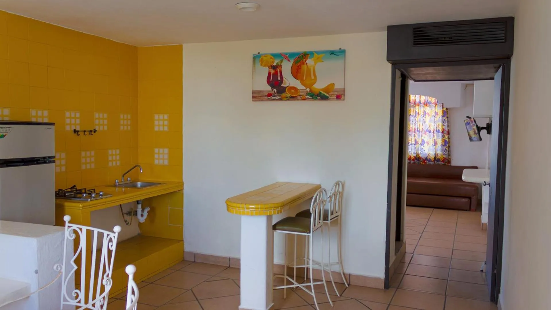 Kitchen or kitchenette in Hotel Vistamar