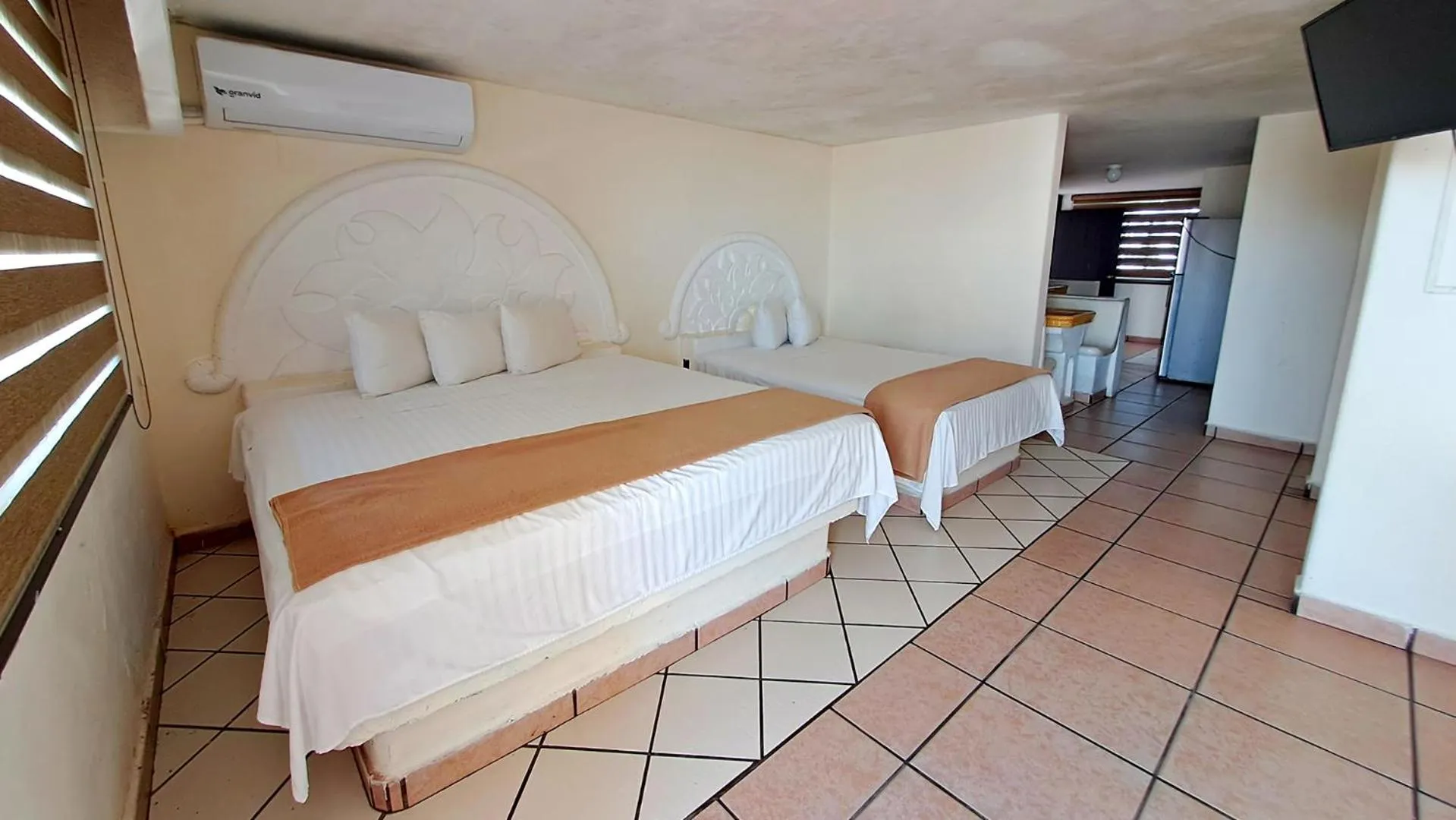 Bed in Hotel Vistamar