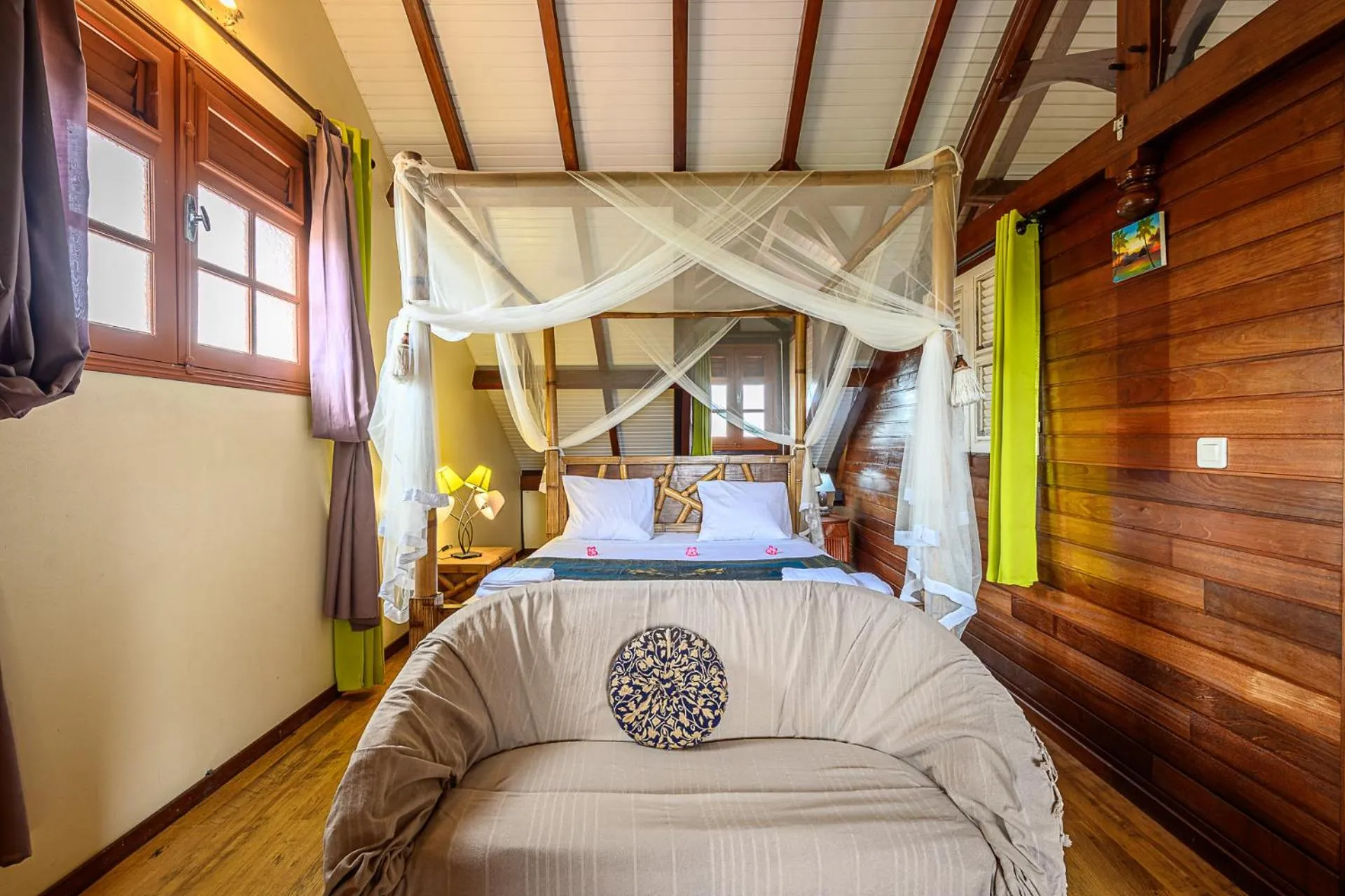 Bed in Bed and breakfast Riviere