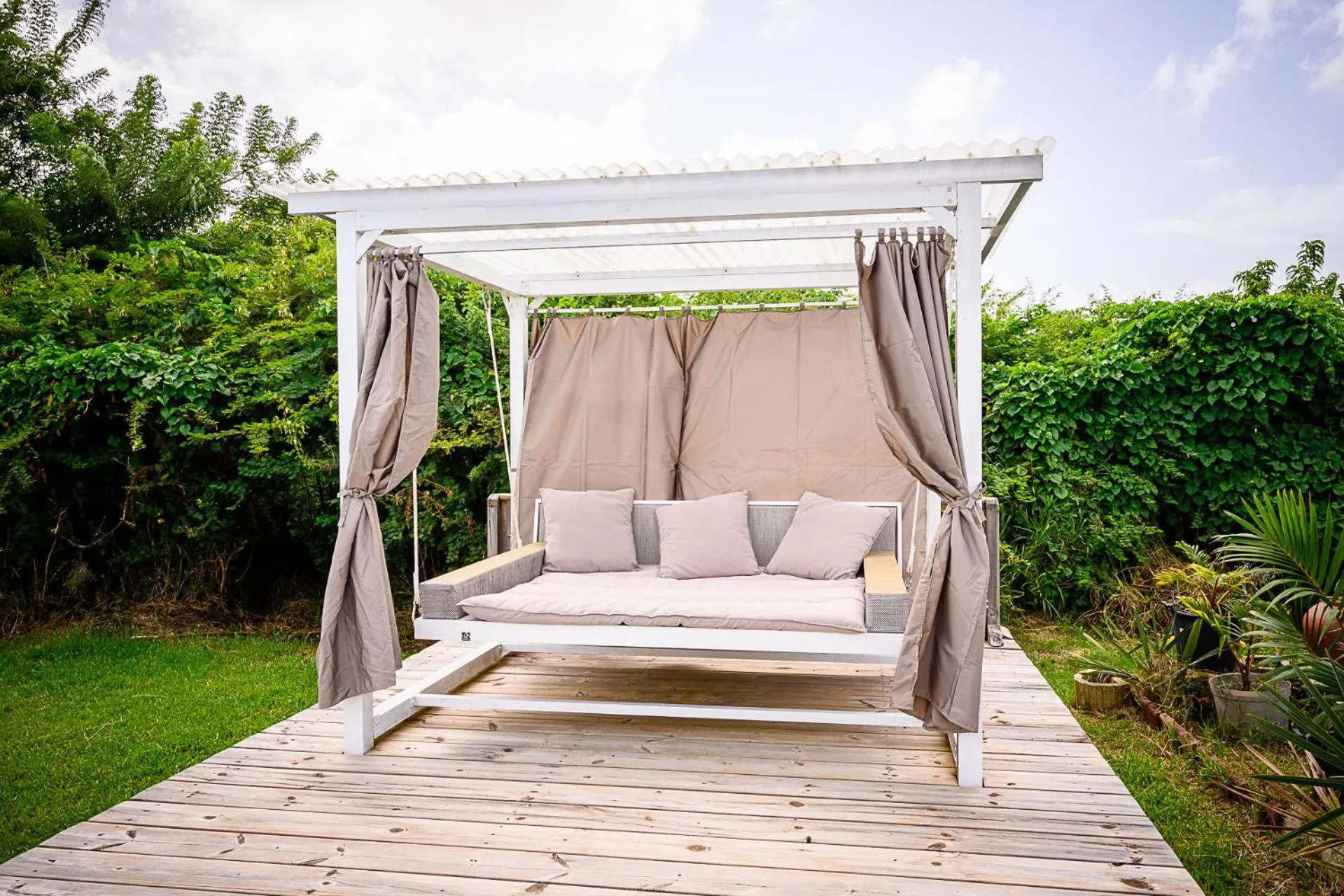 Patio in Bed and breakfast Riviere