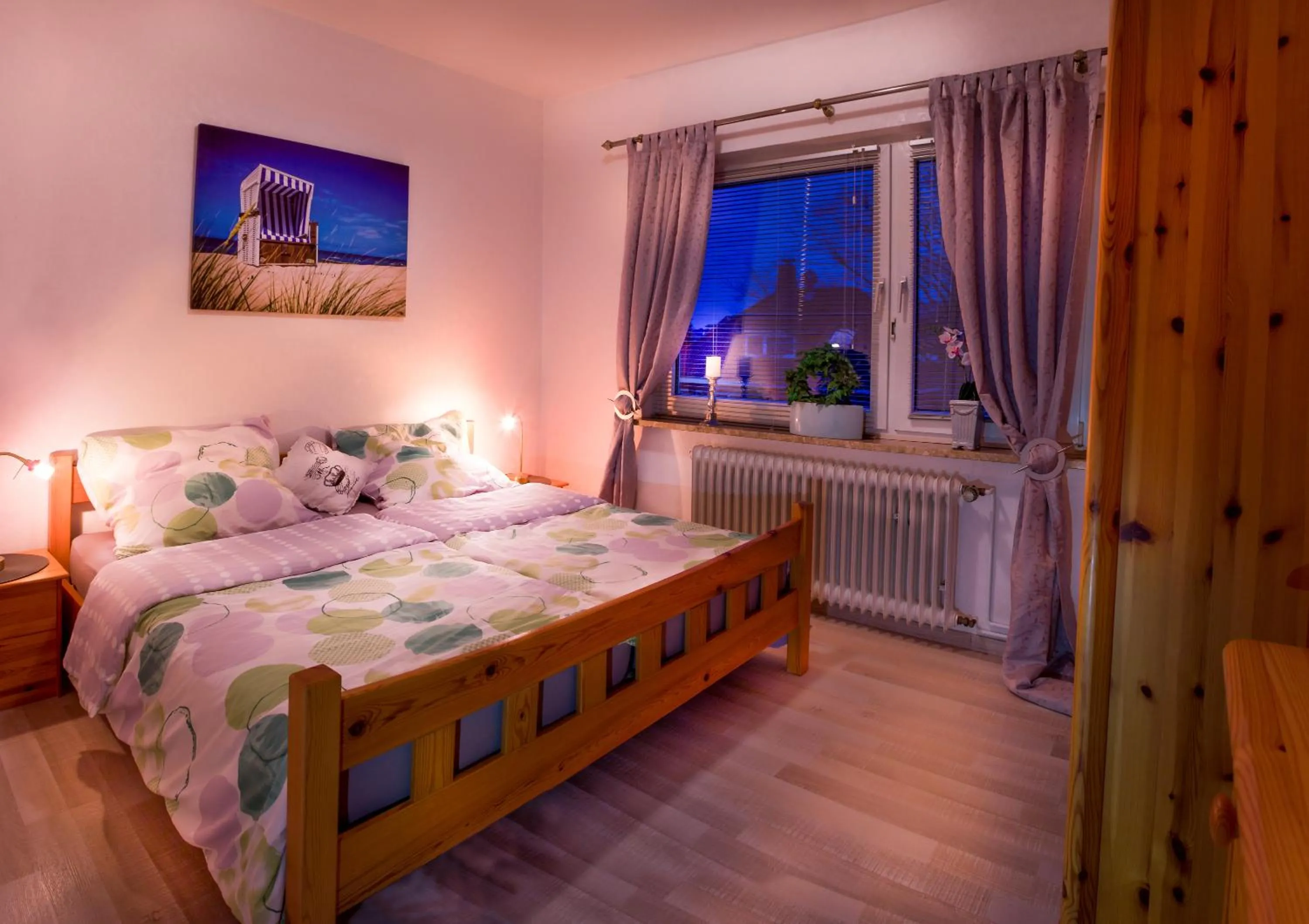 Bed in Ferienwohnung Gooß