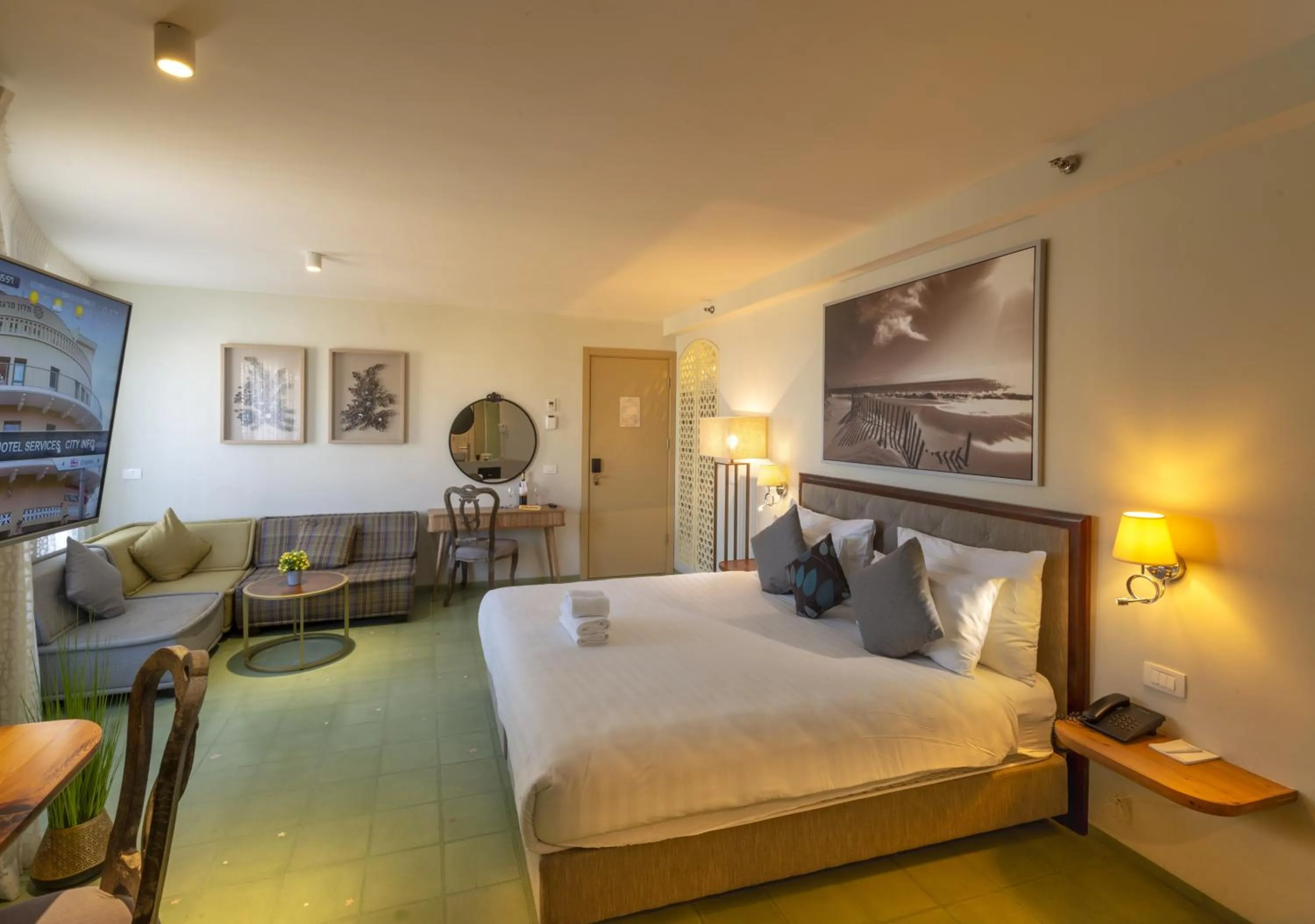 Bed in Margosa Boutique Hotel Tel-Aviv Jaffa