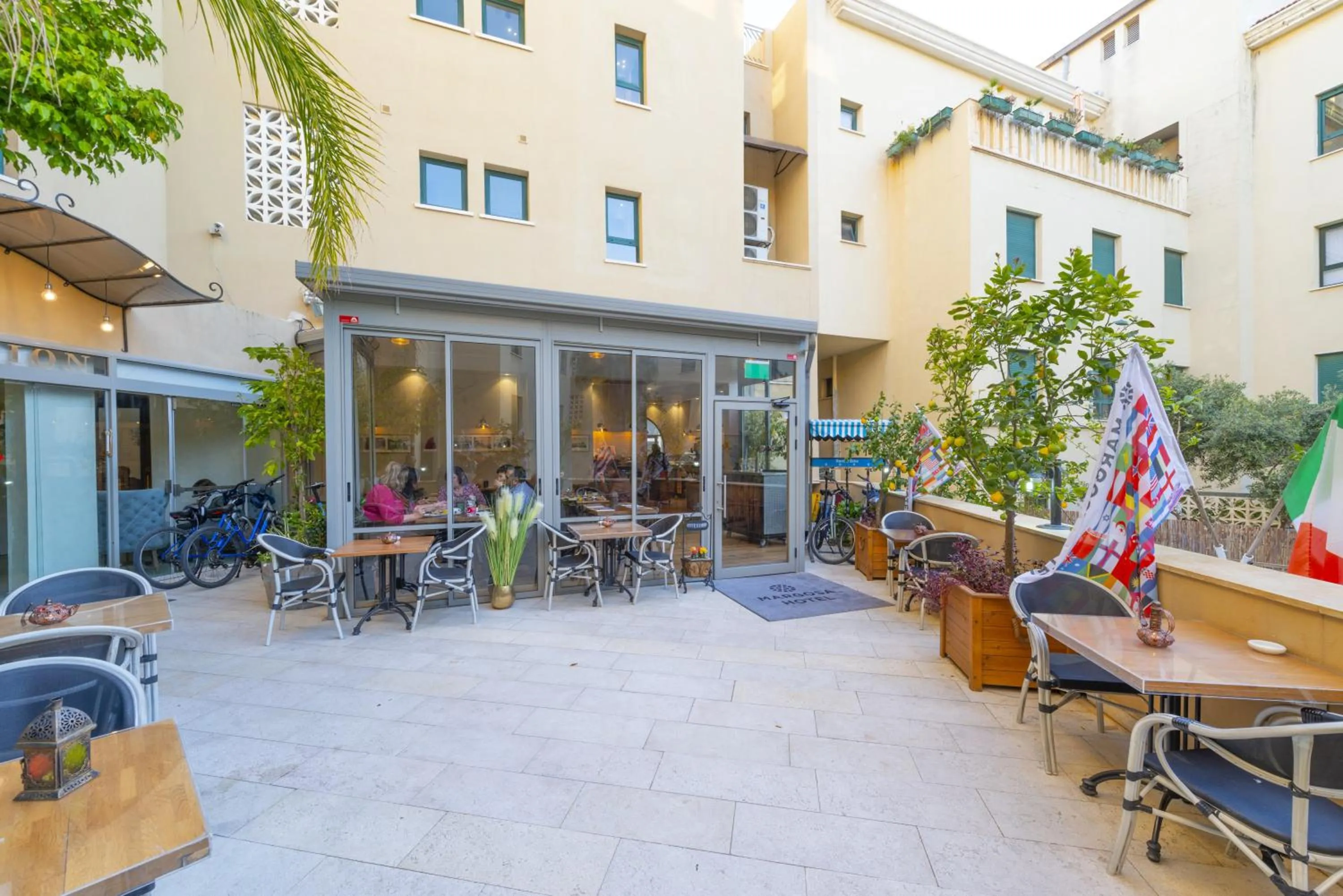 Patio in Margosa Boutique Hotel Tel-Aviv Jaffa