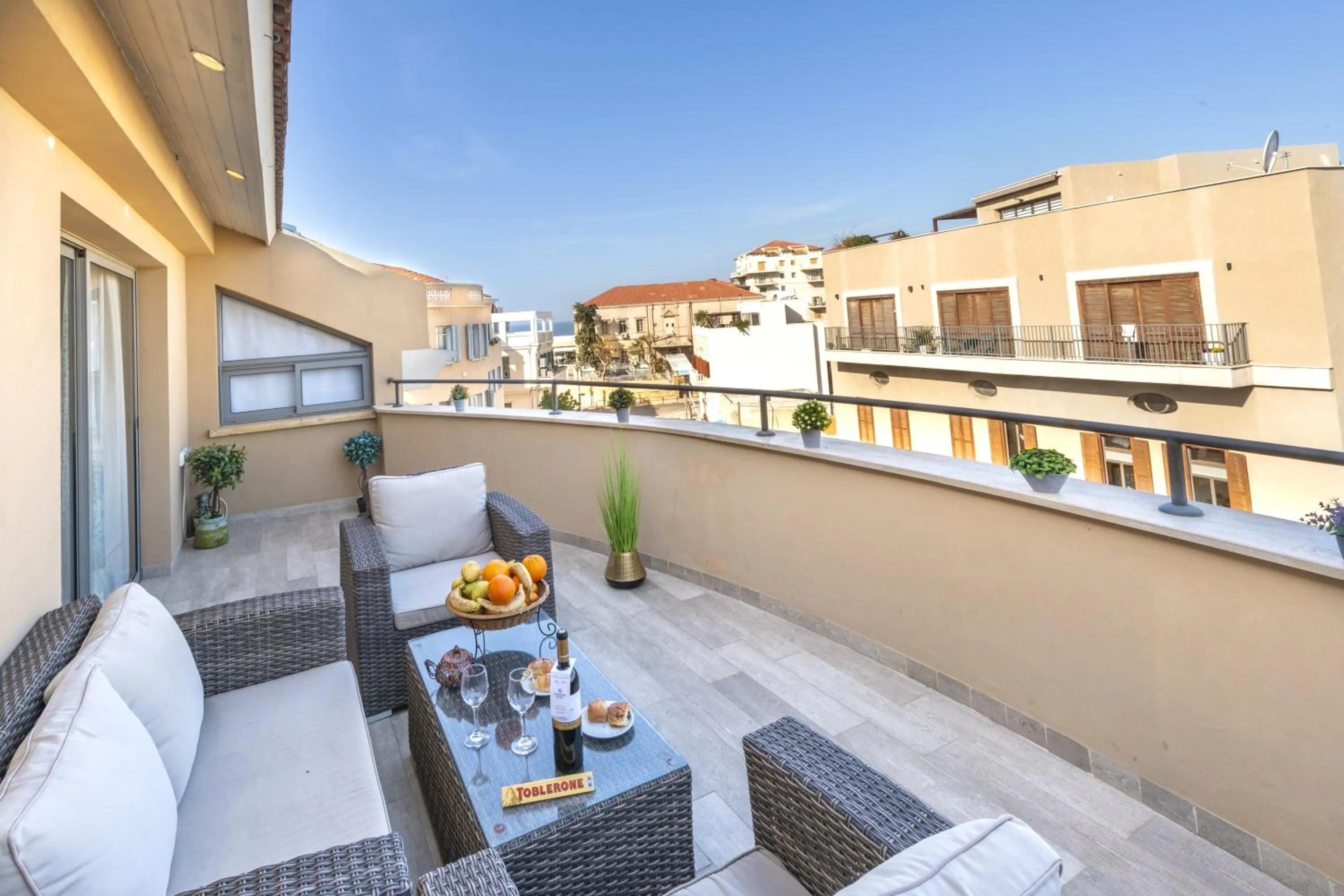 Balcony/Terrace in Margosa Boutique Hotel Tel-Aviv Jaffa