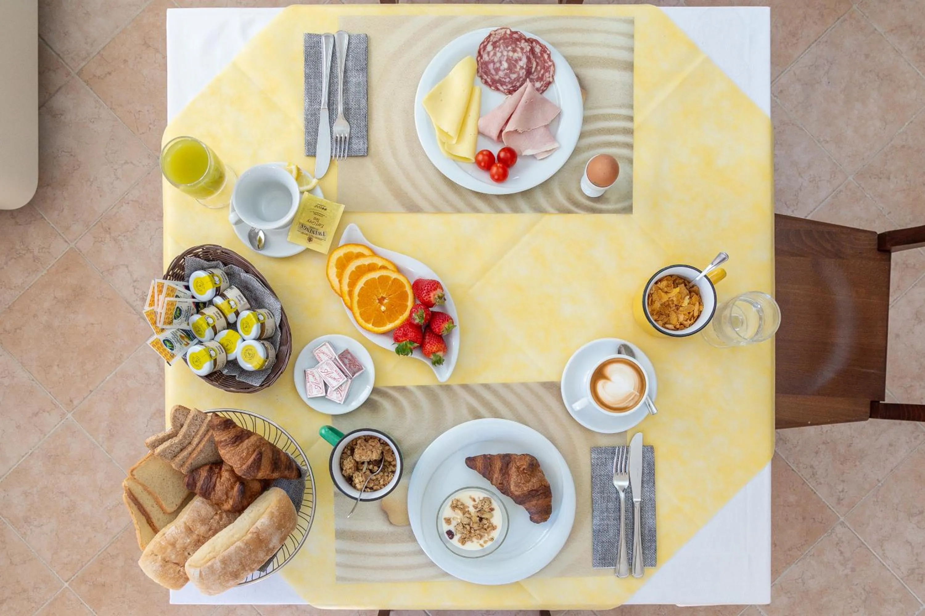 Breakfast in Hotel Genna 'e Masoni