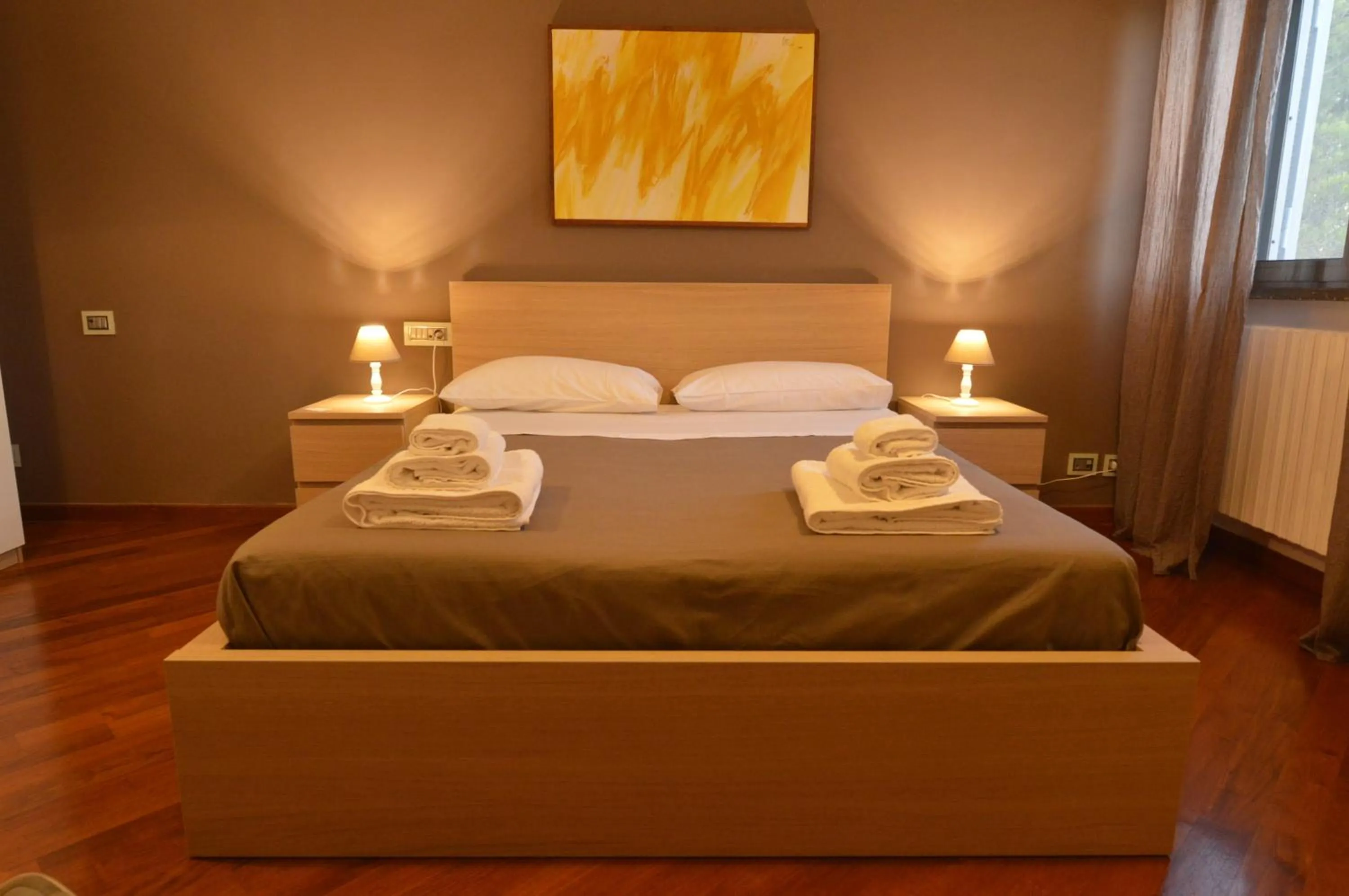 Photo of the whole room, Bed in Bed and Breakfast La Villa AMBIENTI SANIFICATI CON GENERATORE DI OZONO