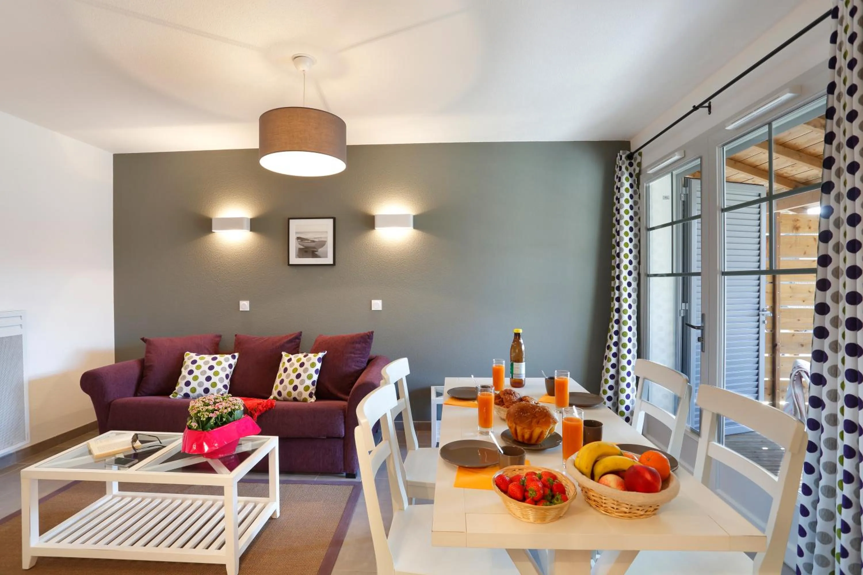Dining area in Résidence Néméa le Domaine des Dunes