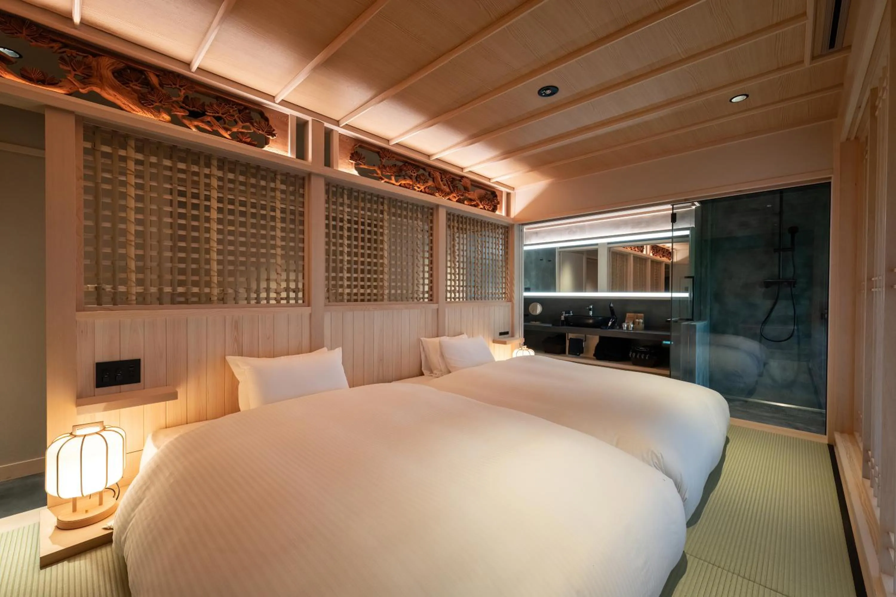 Bedroom, Bed in Nazuna Hakone Miyanosita