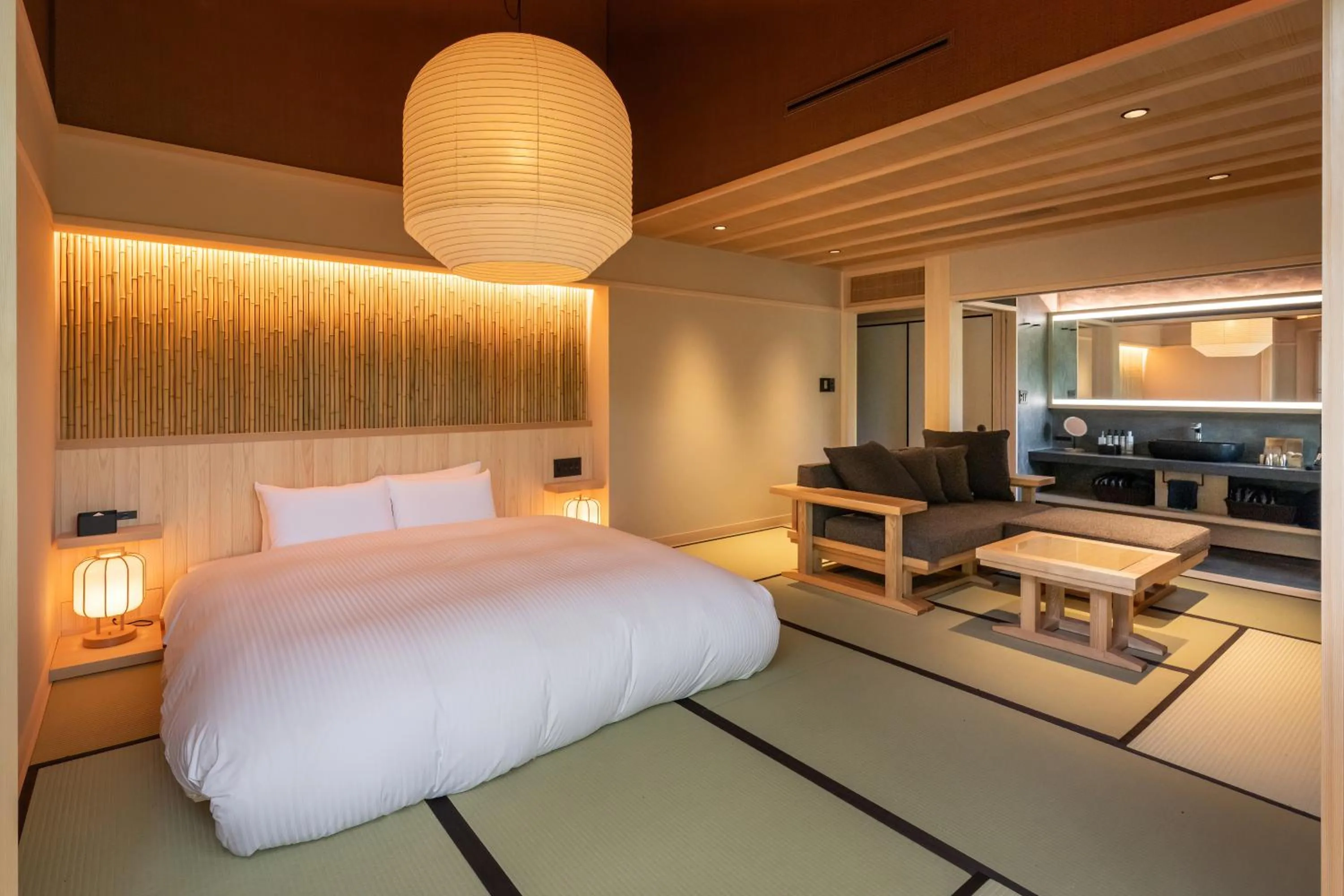 Bedroom, Bed in Nazuna Hakone Miyanosita