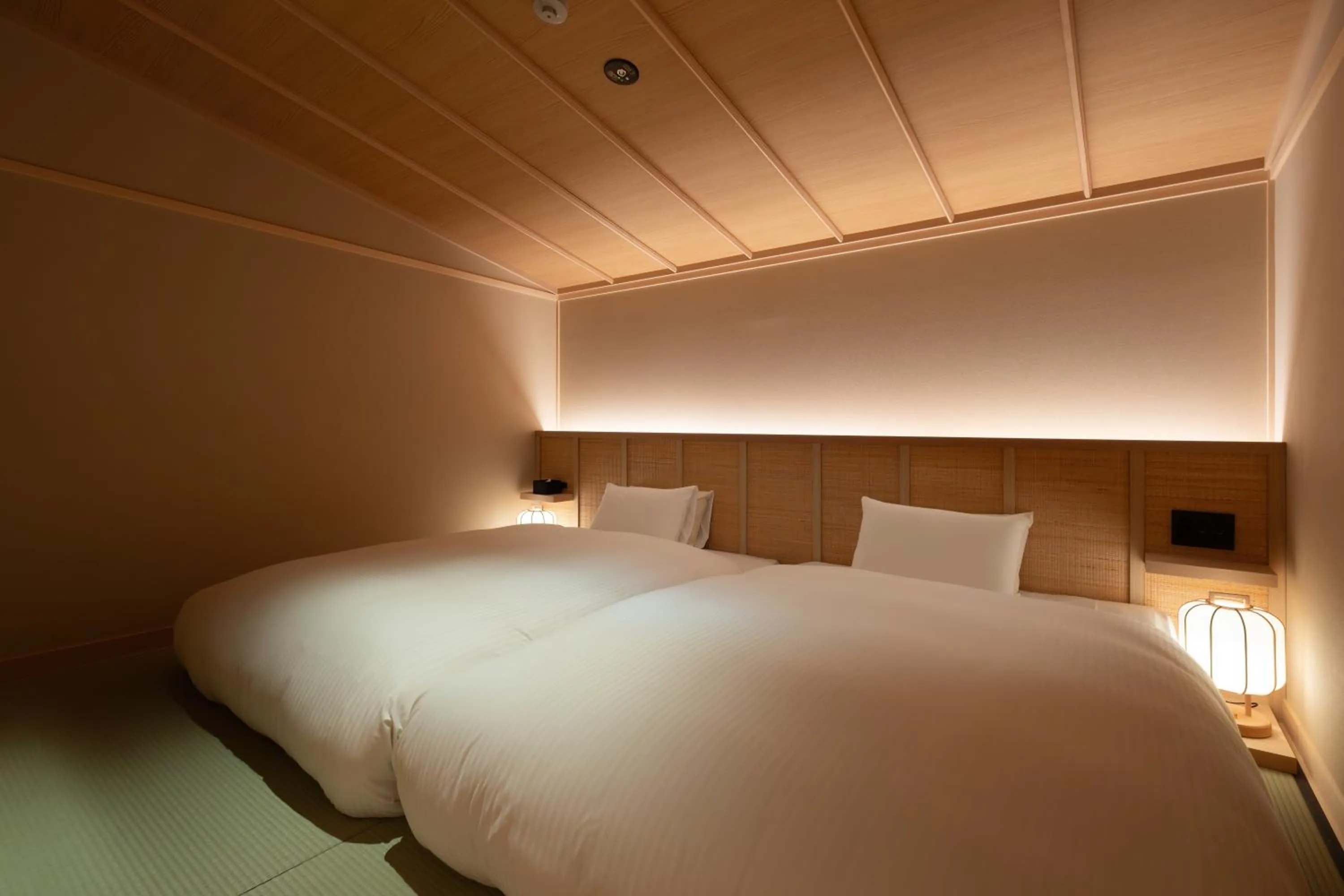 Bed in Nazuna Hakone Miyanosita