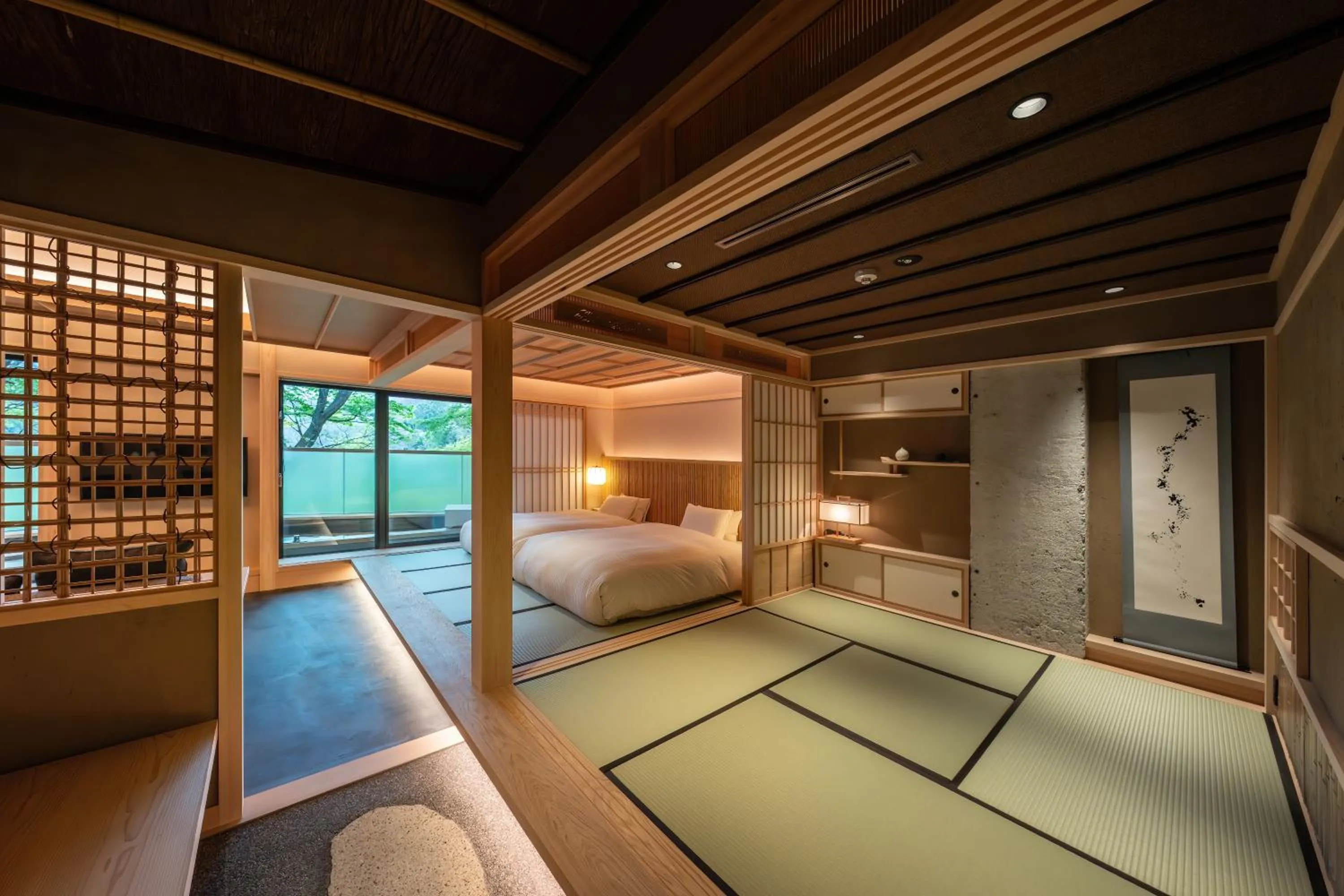 Photo of the whole room, Bed in Nazuna Hakone Miyanosita