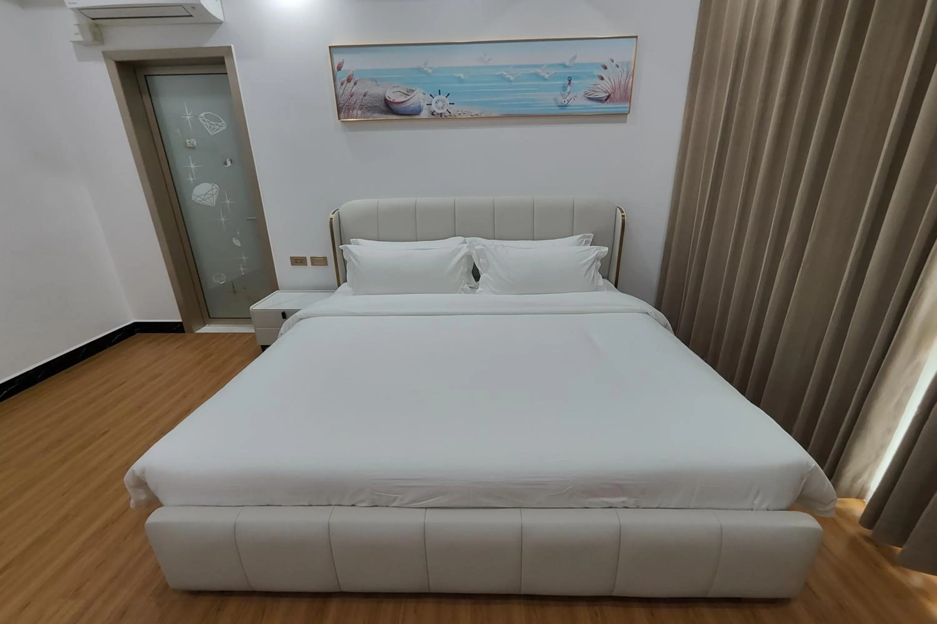 Bed in Mactan Grand Golden Hotel near Airport