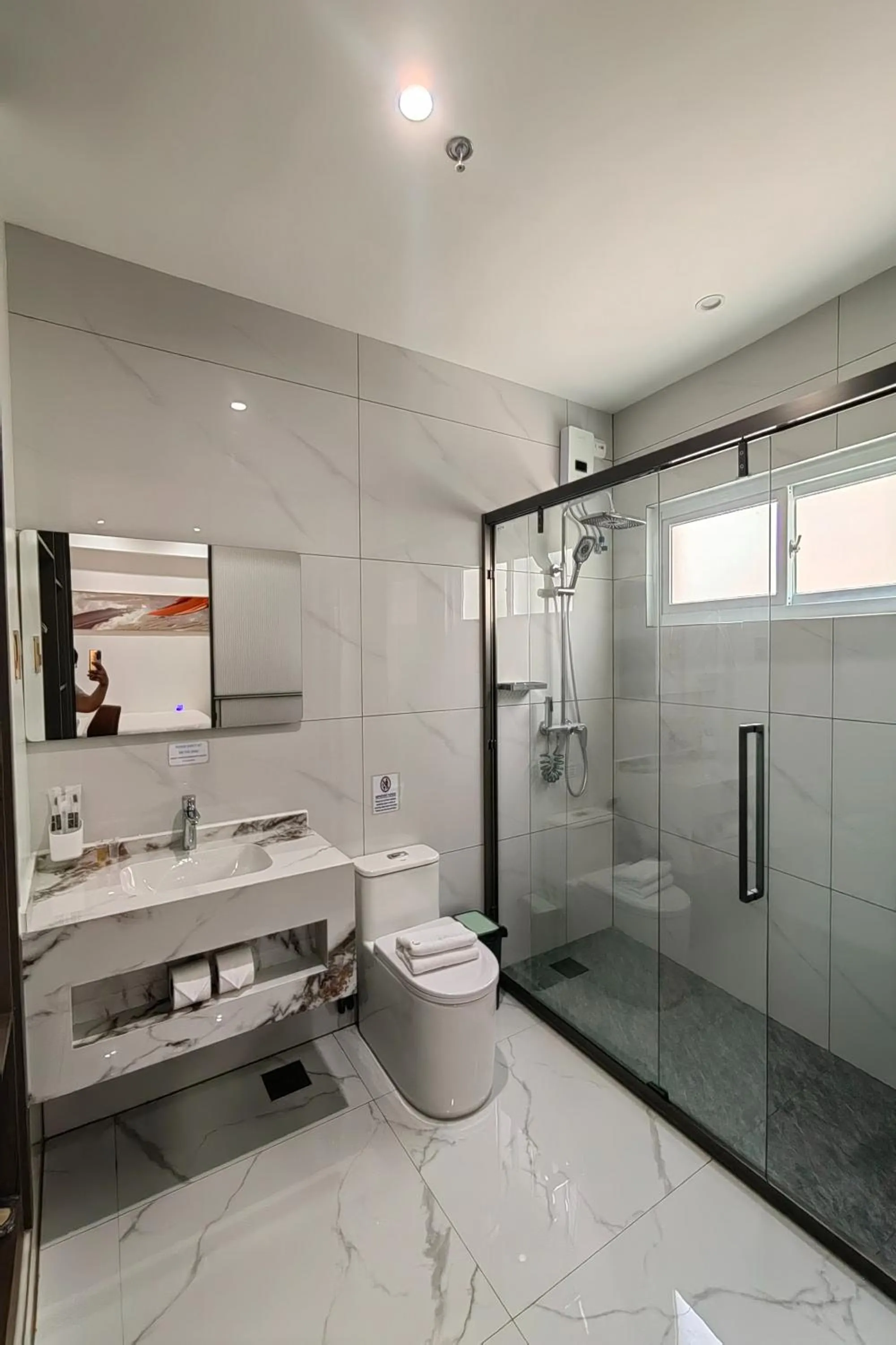 Bathroom in Mactan Grand Golden Hotel near Airport