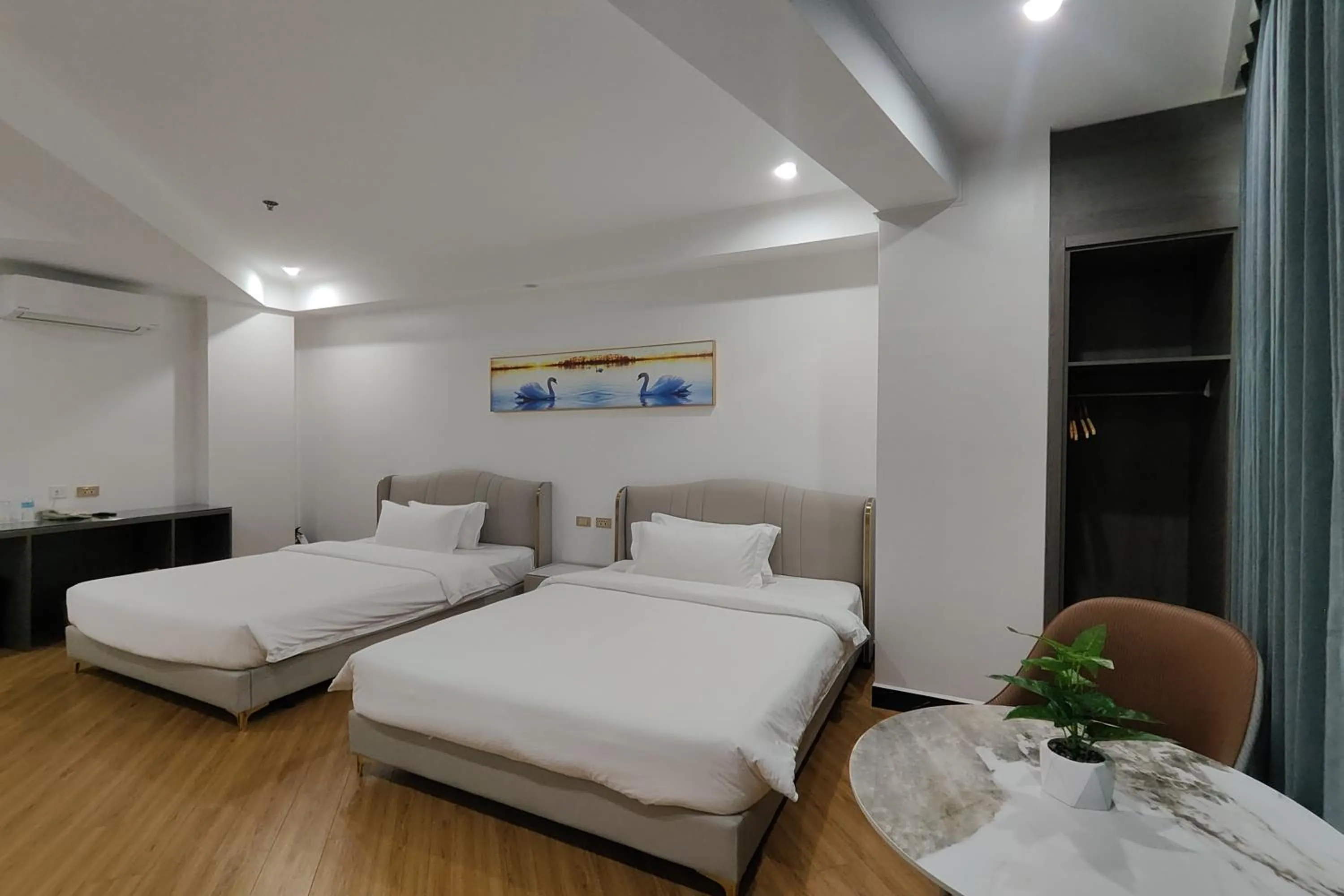 Bed in Mactan Grand Golden Hotel near Airport