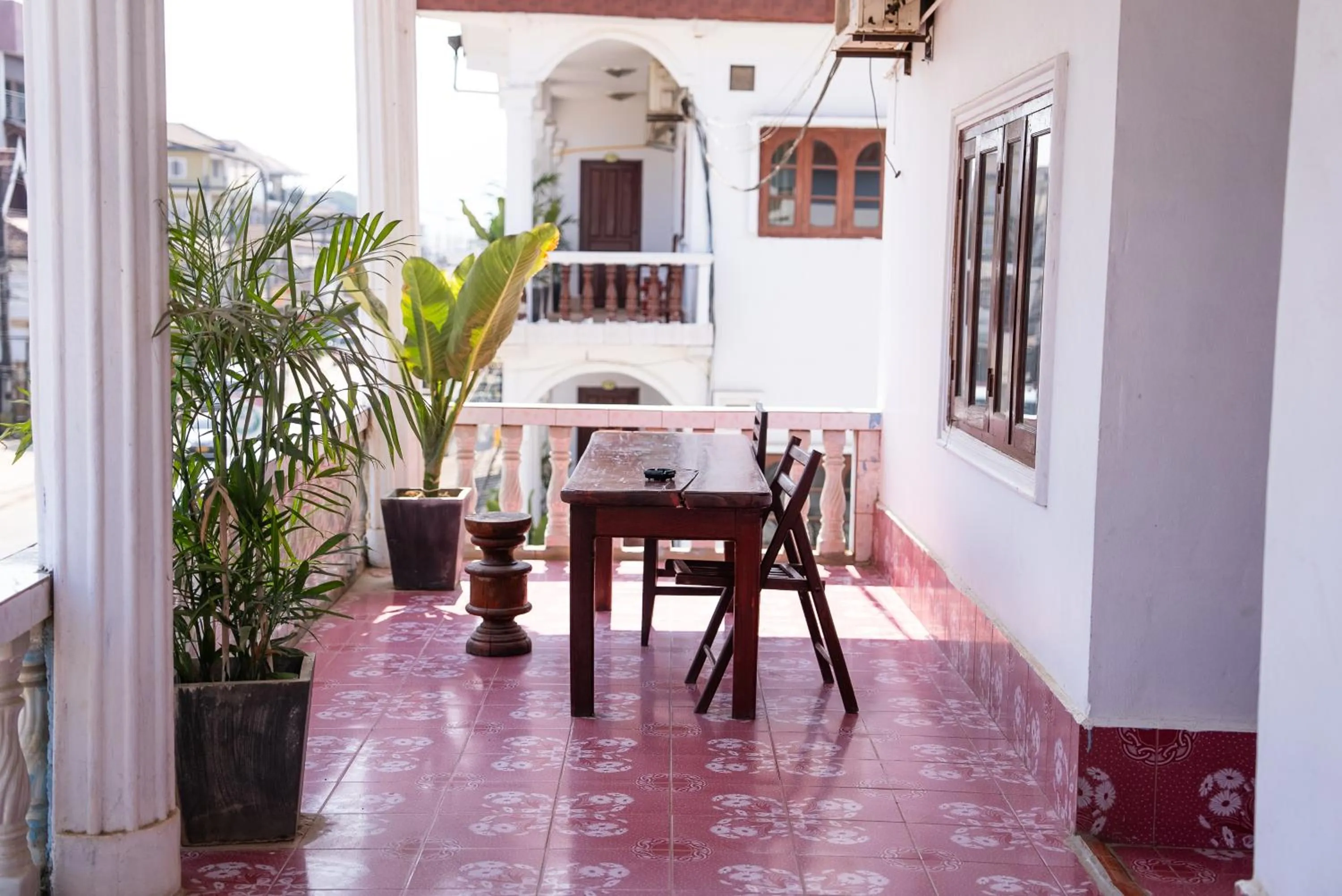 Balcony/Terrace in Vang Vieng Green Central Hotel