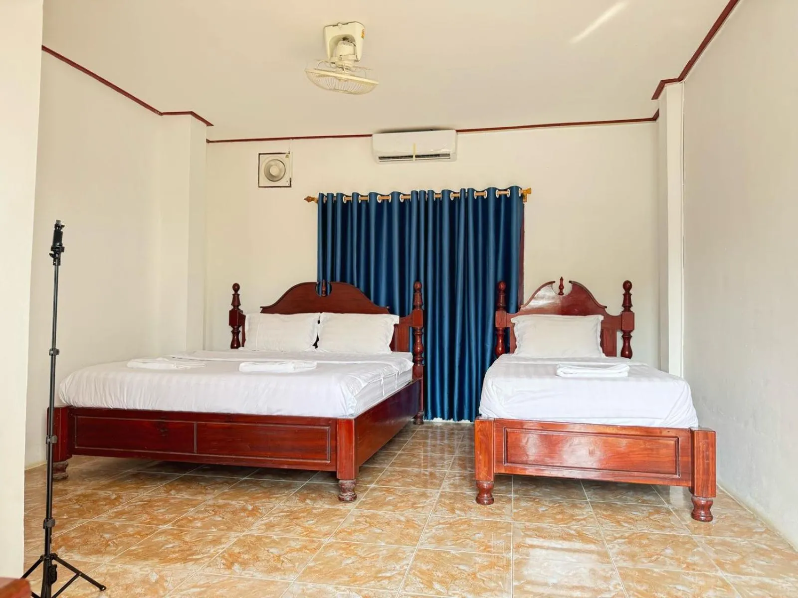 Bed in Vang Vieng Green Central Hotel