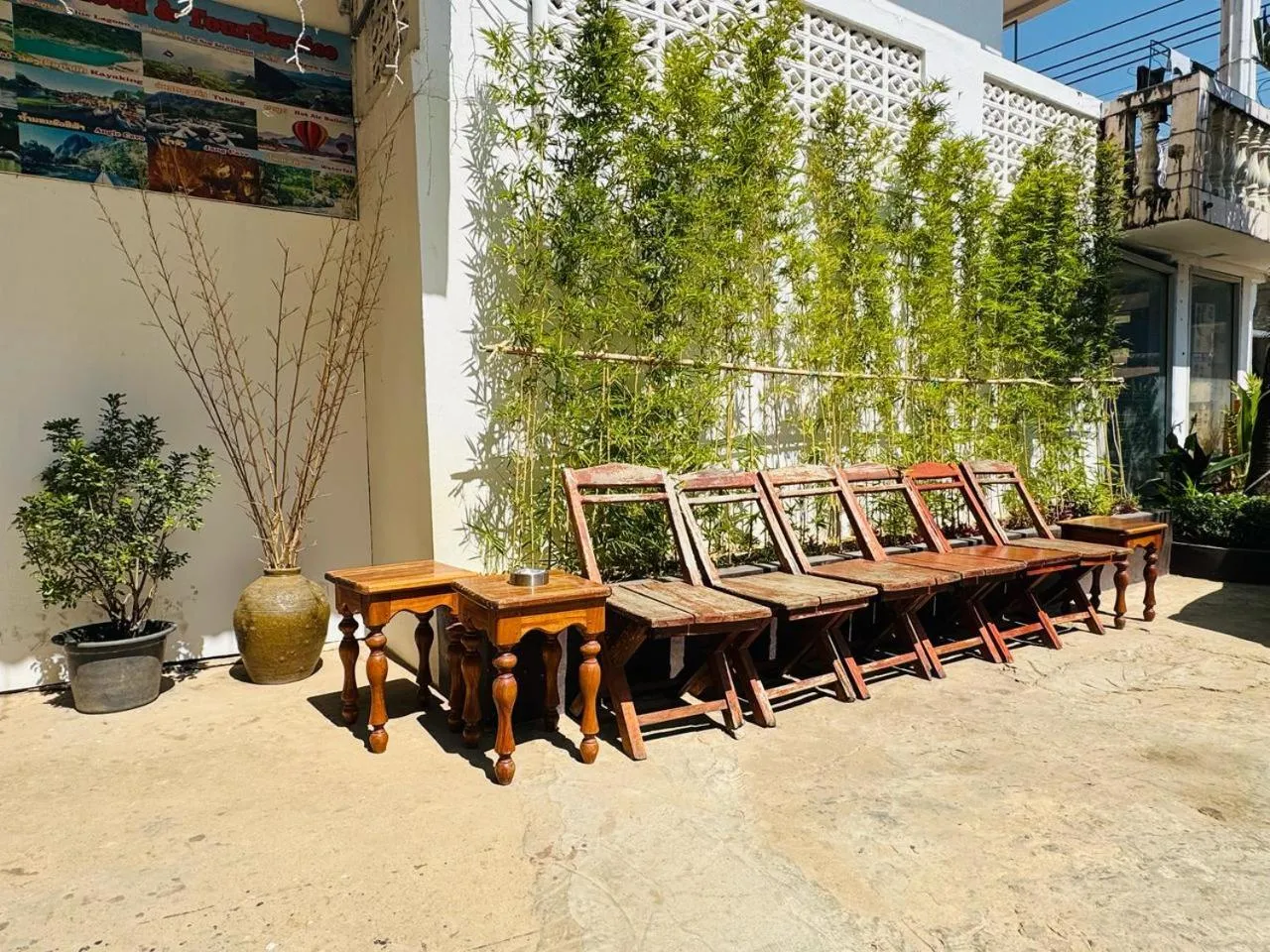Garden in Vang Vieng Green Central Hotel